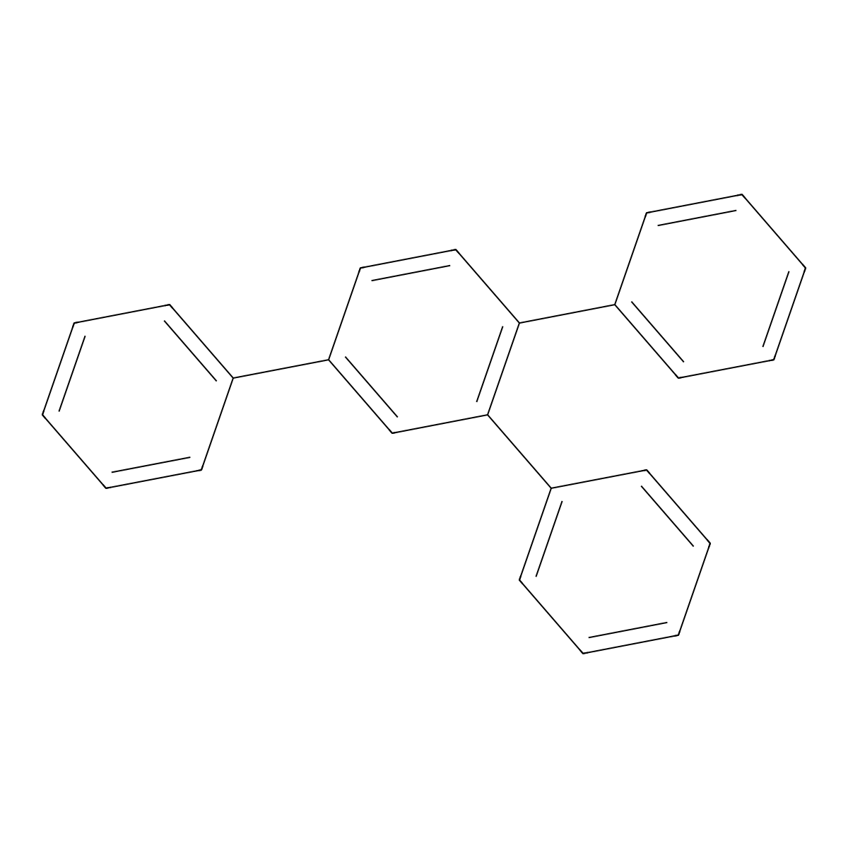 1,2,4-Triphenylbenzene molecular structure, CAS 1165-53-3