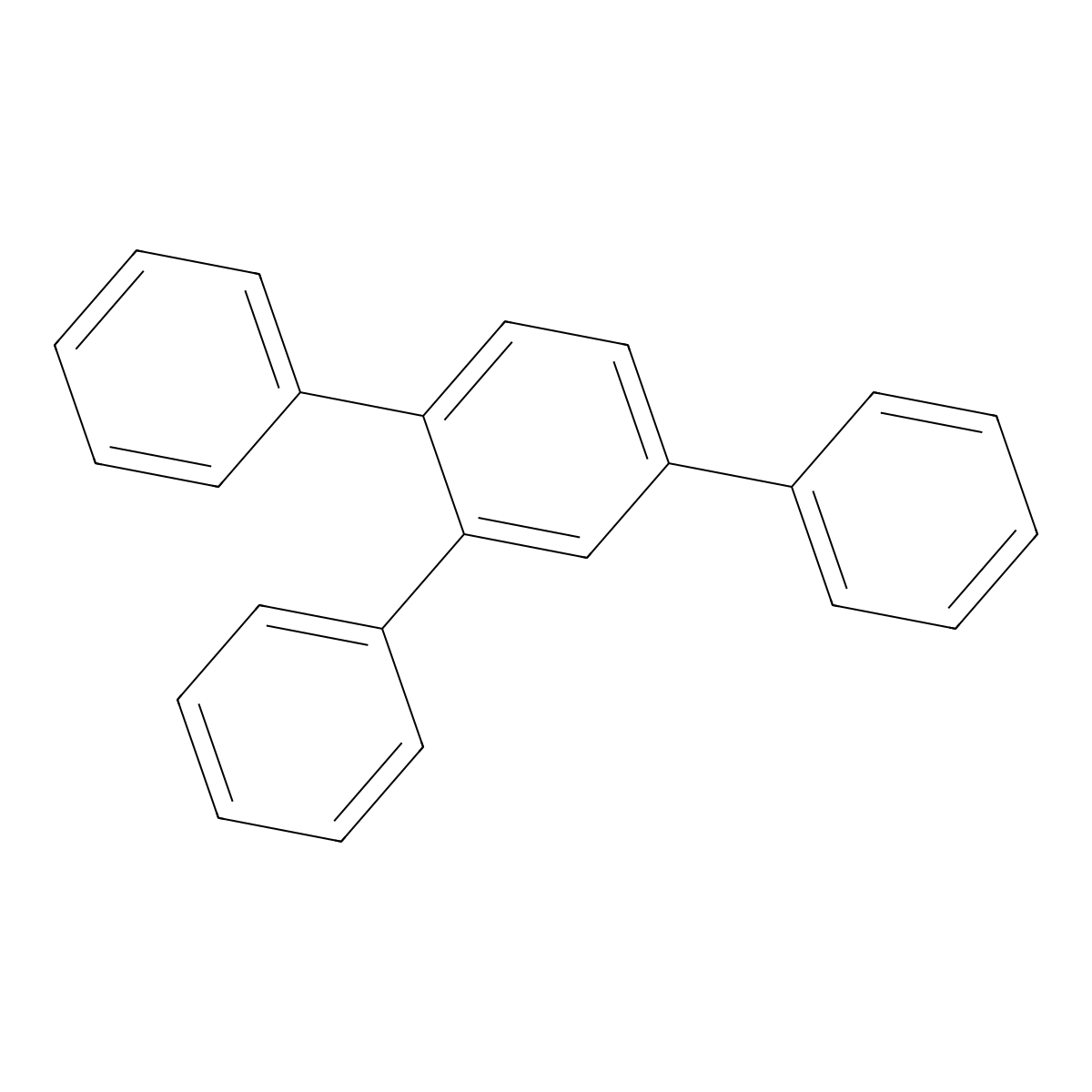 1,2,4-Triphenylbenzene molecular structure, CAS 1165-53-3
