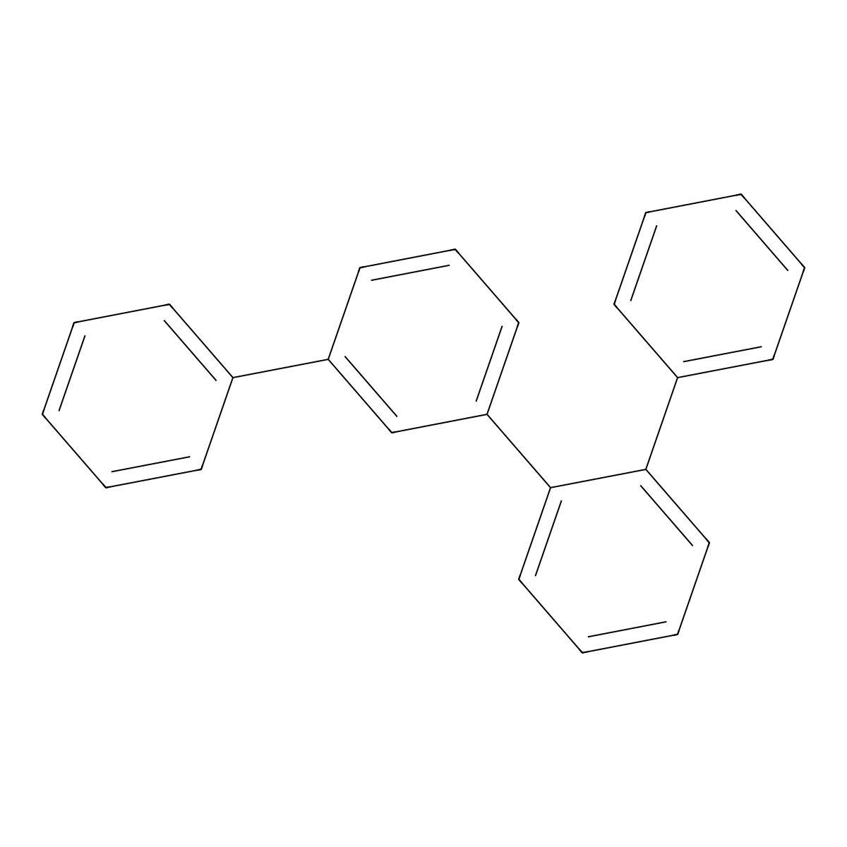 1,1':2',1'':3'',1'''-Quaterphenyl molecular structure, CAS 1165-57-7
