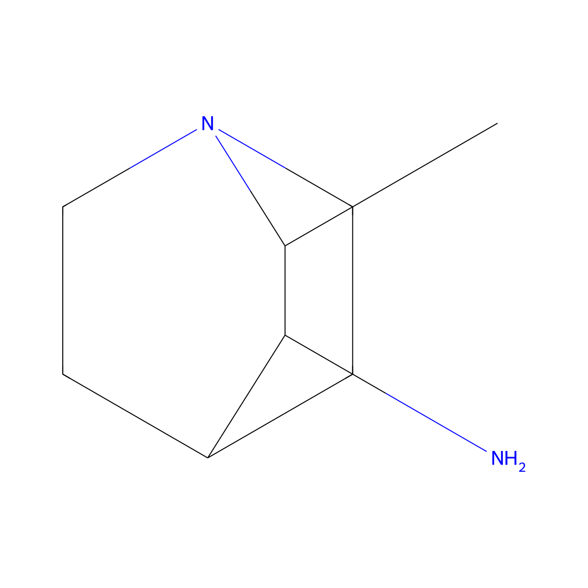 2-Methyl-1-azabicyclo[2.2.2]octan-3-amine molecular structure, CAS 116505-63-6