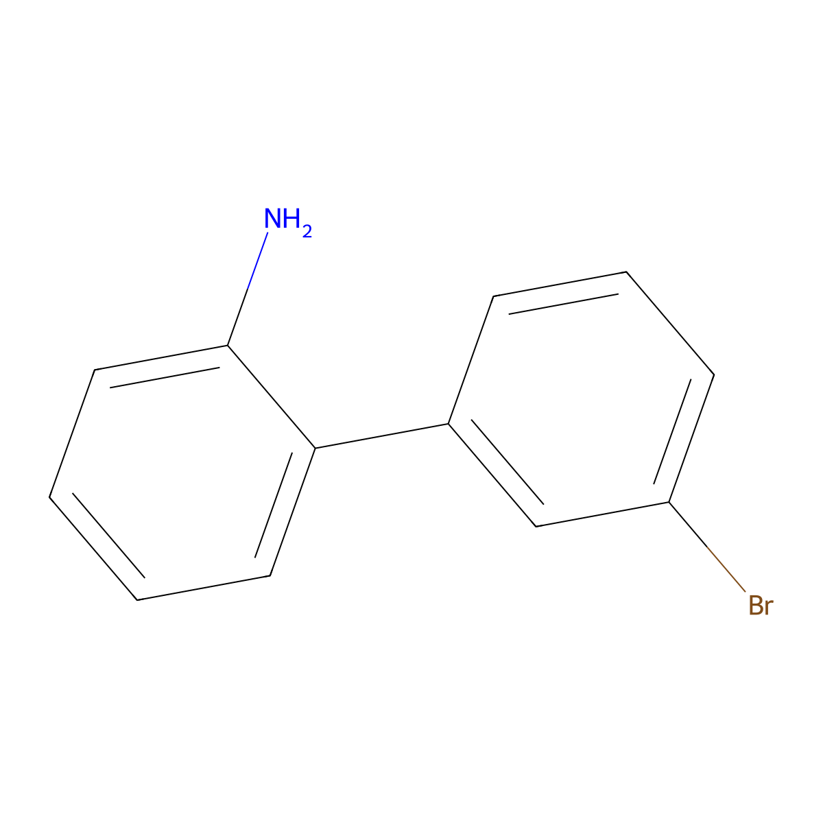 3'-Bromo[1,1'-biphenyl]-2-amine molecular structure, CAS 116529-66-9