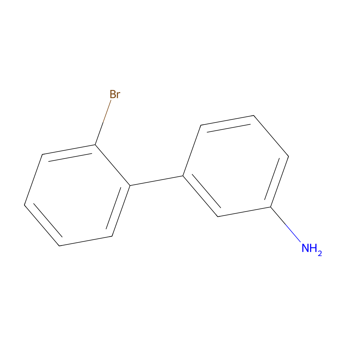 3-(2-Bromophenyl)aniline molecular structure, CAS 116529-67-0