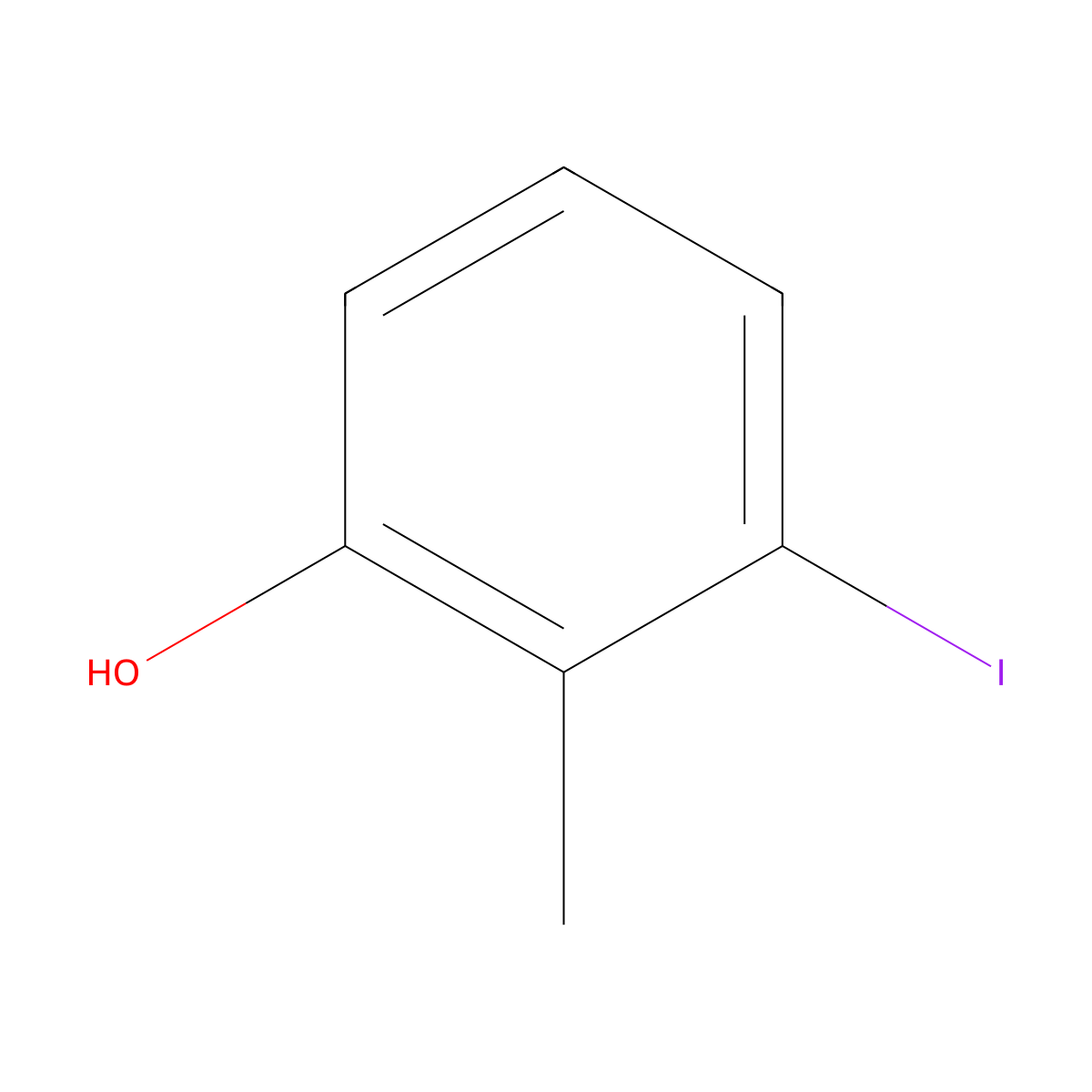 3-Iodo-2-methylphenol molecular structure, CAS 116529-75-0