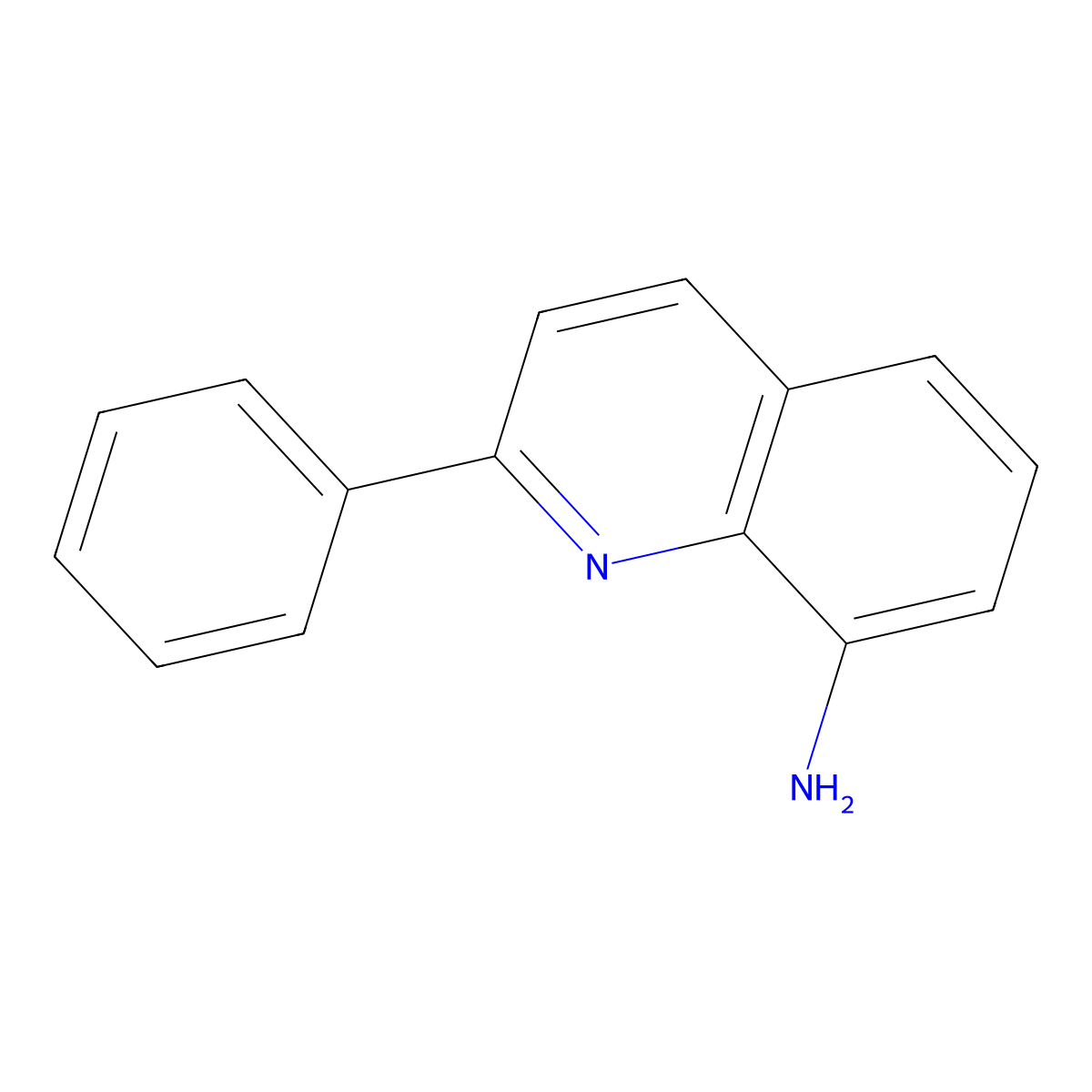 2-Phenylquinolin-8-amine molecular structure, CAS 116529-78-3