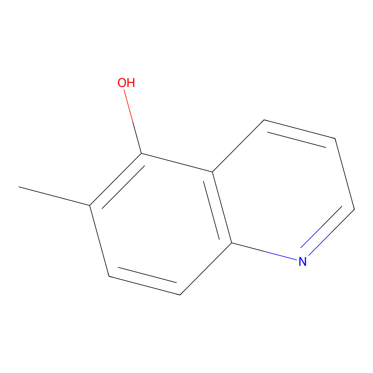 6-Methylquinolin-5-ol molecular structure, CAS 116529-84-1