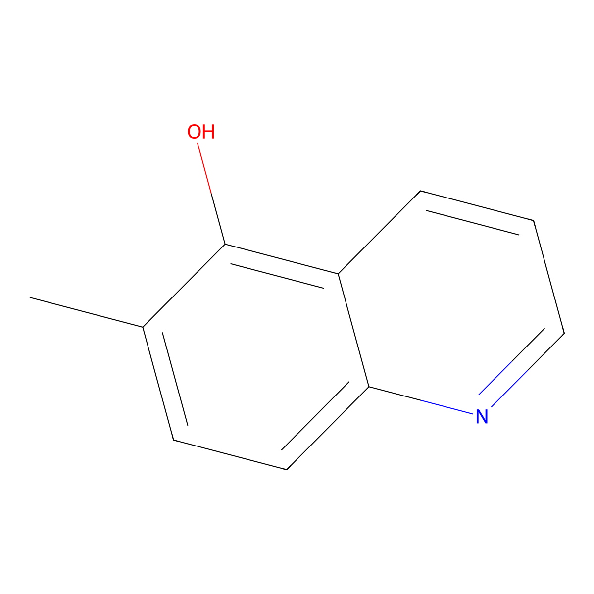 6-Methylquinolin-5-ol molecular structure, CAS 116529-84-1
