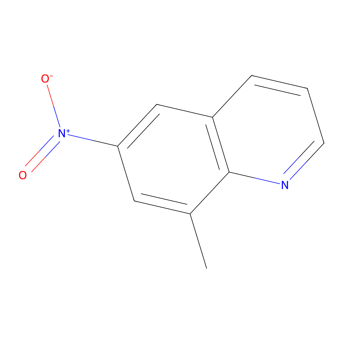 8-Methyl-6-nitroquinoline molecular structure, CAS 116529-86-3