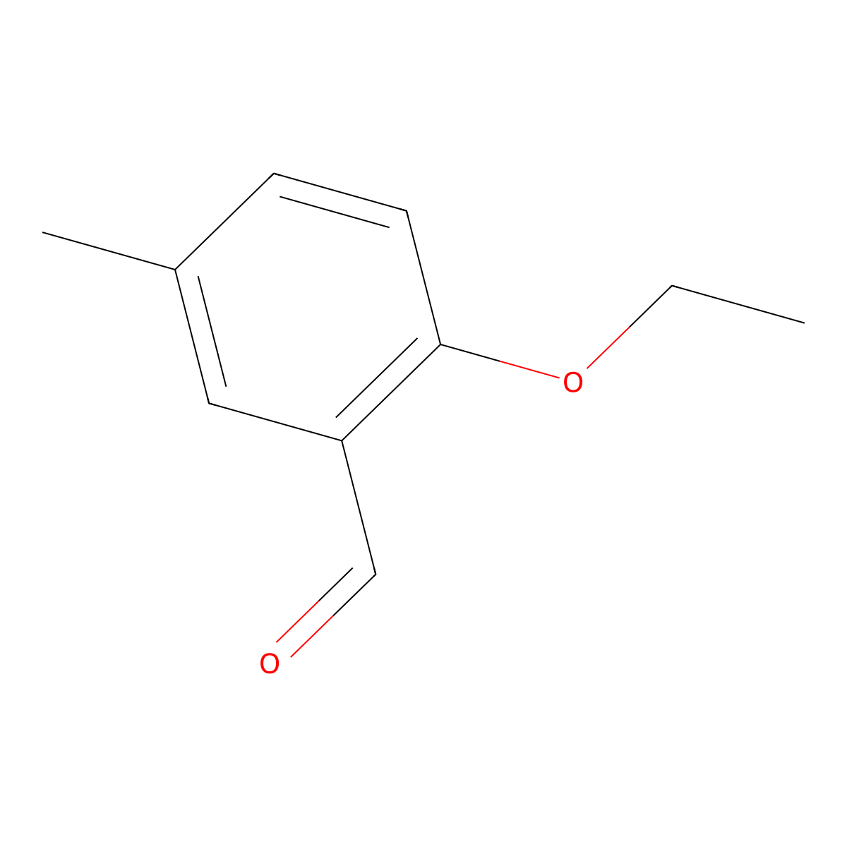 2-Ethoxy-5-methylbenzaldehyde molecular structure, CAS 116529-99-8