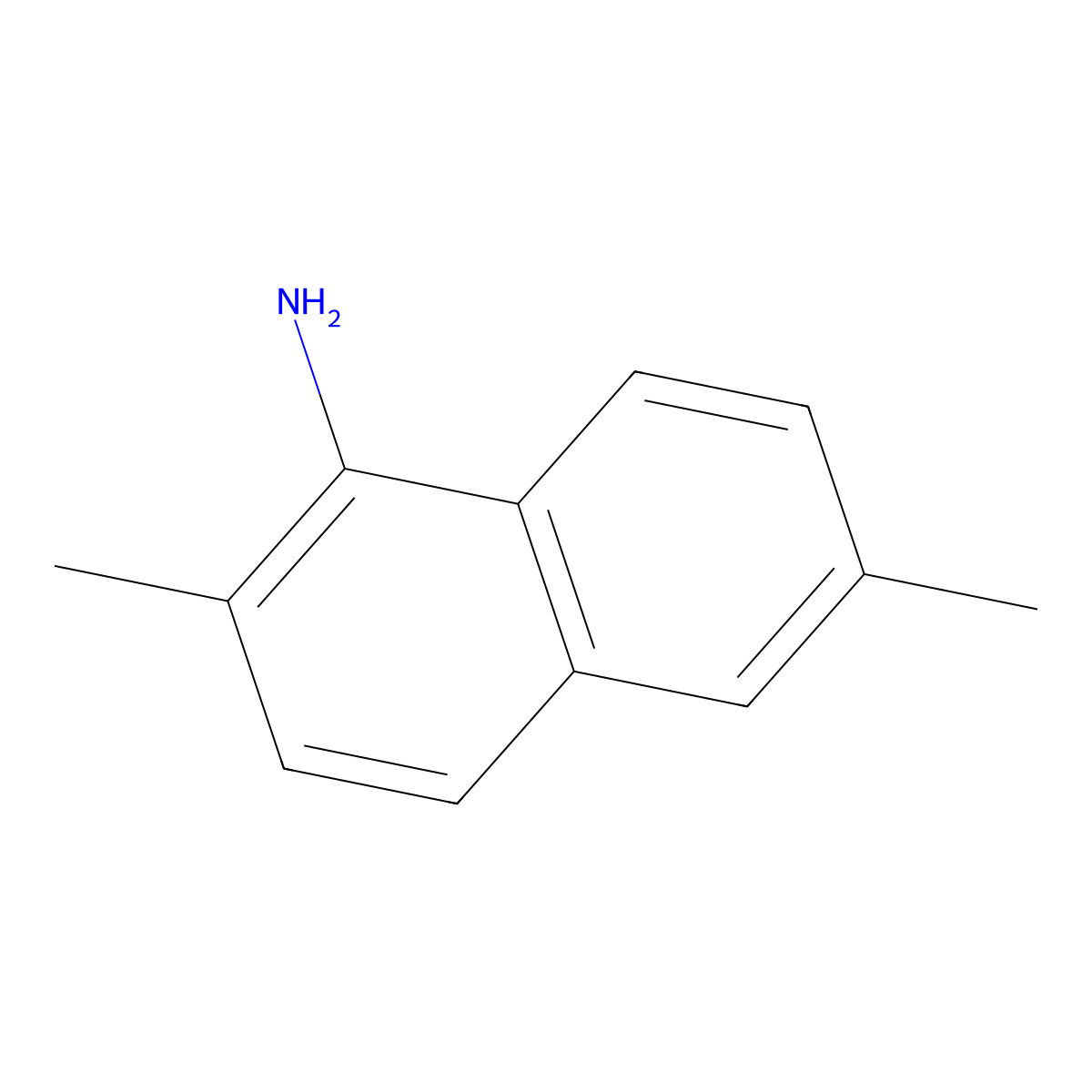 2,6-Dimethyl-naphthalen-1-ylamine molecular structure, CAS 116530-20-2