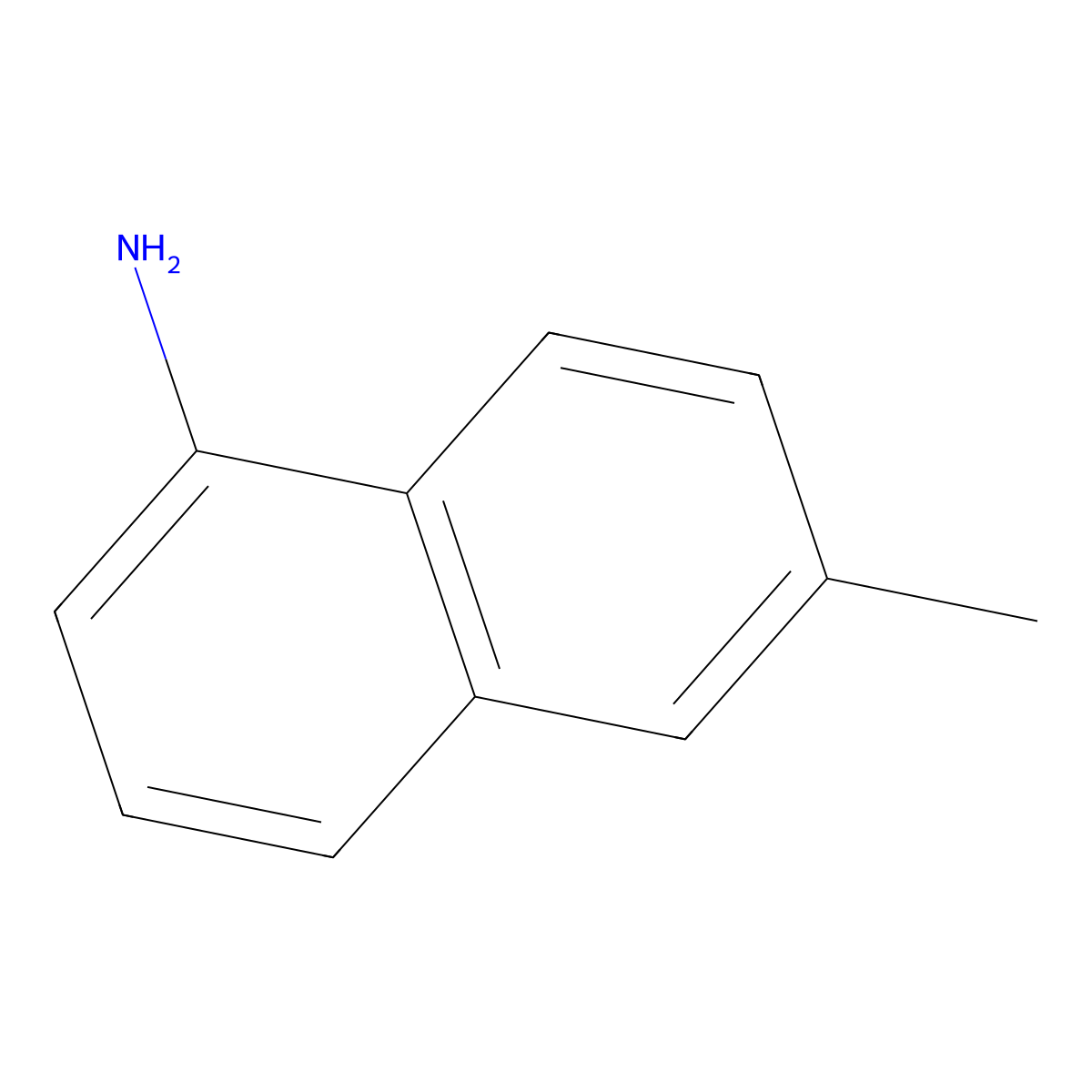 6-Methylnaphthalen-1-amine molecular structure, CAS 116530-22-4