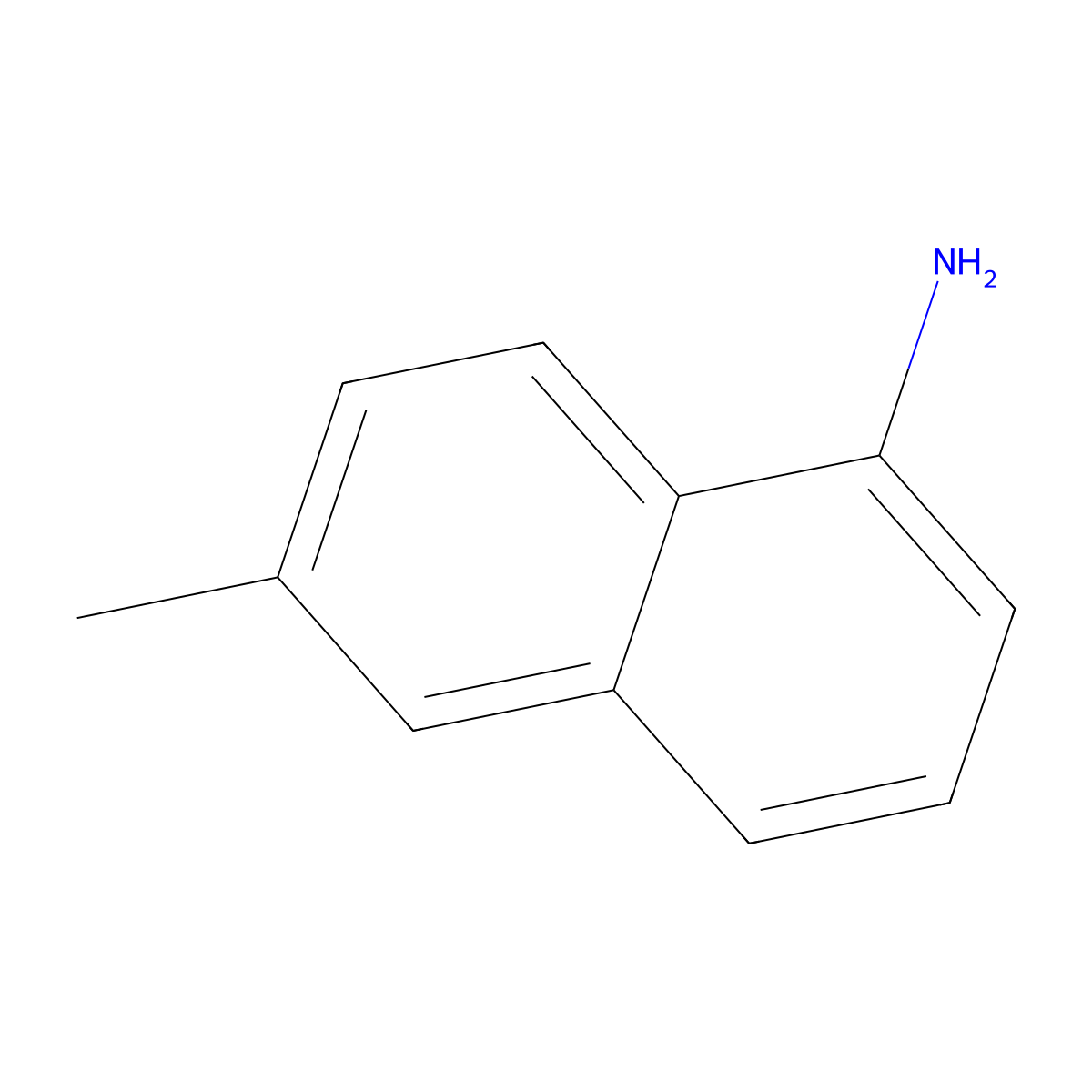 6-Methylnaphthalen-1-amine molecular structure, CAS 116530-22-4