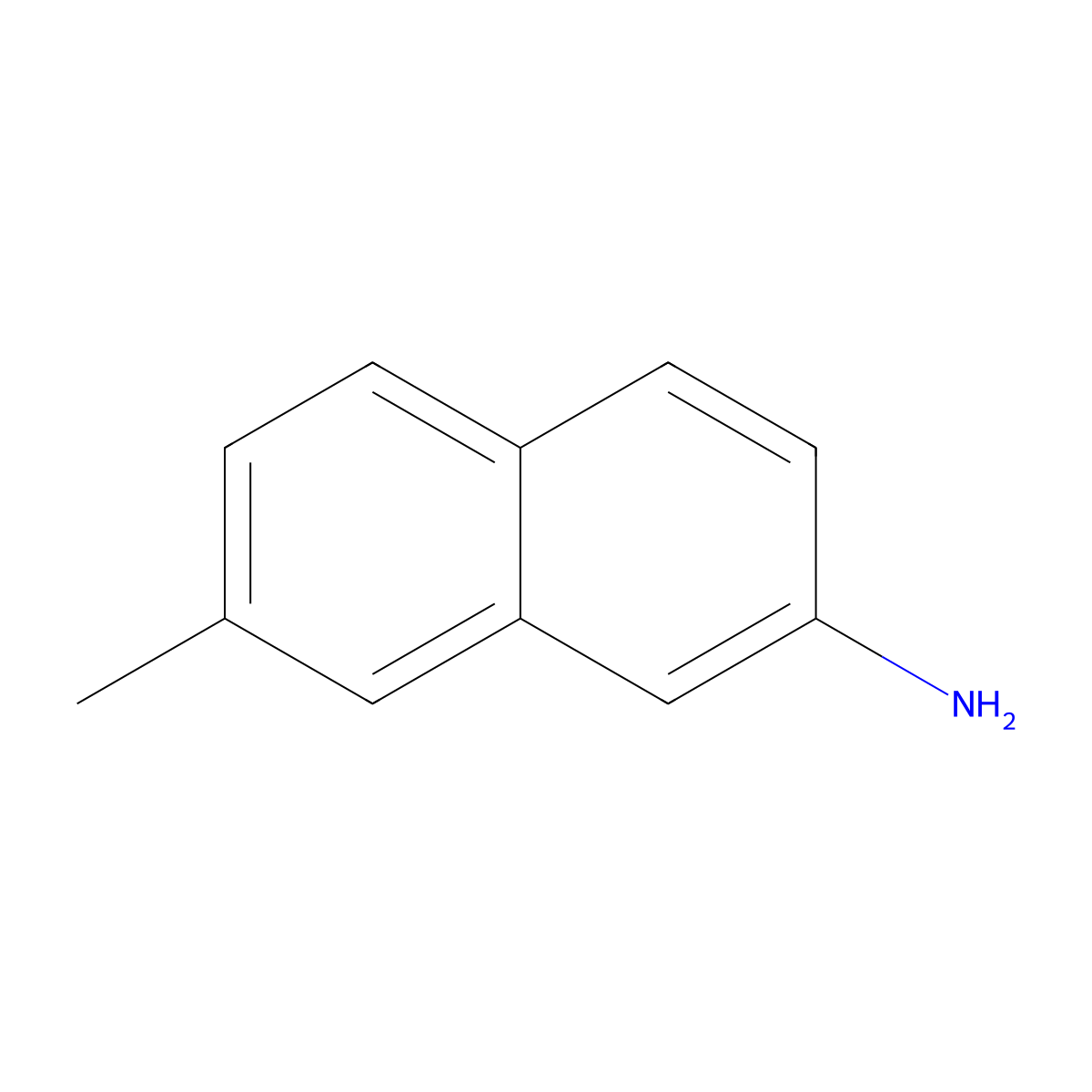 7-Methylnaphthalen-2-amine molecular structure, CAS 116530-25-7