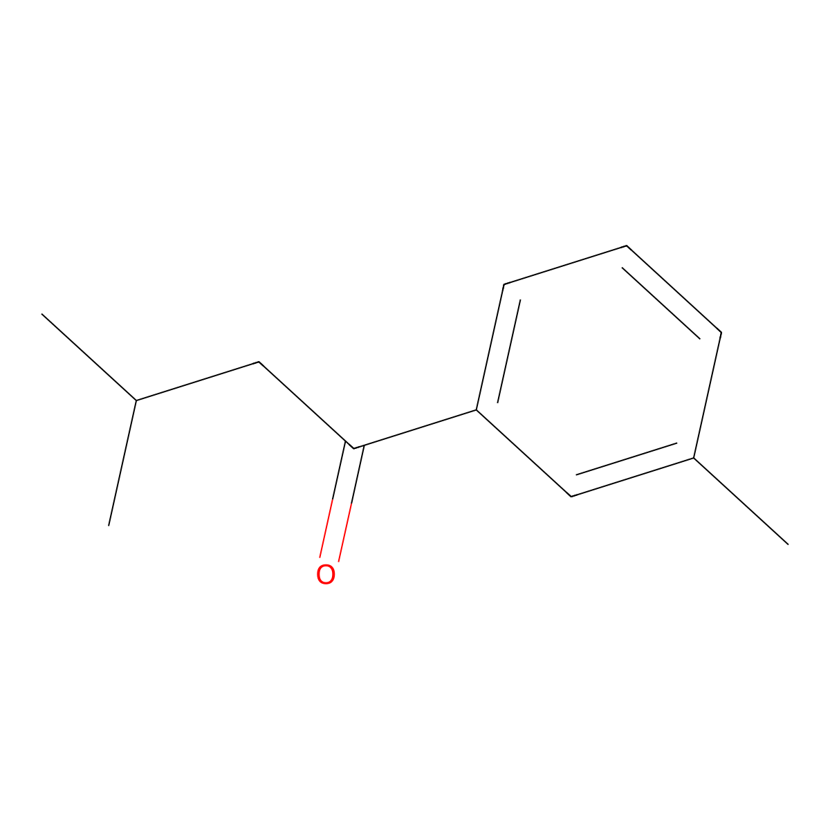 3-Methyl-1-m-tolyl-butan-1-one molecular structure, CAS 116530-62-2