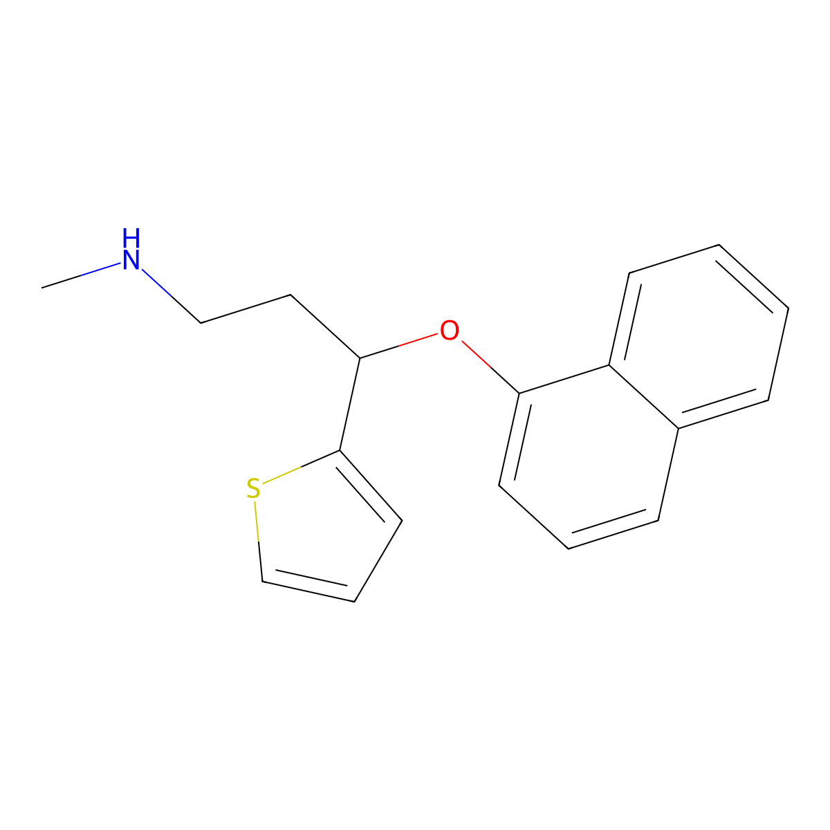 (R)-Duloxetine molecular structure, CAS 116539-60-7