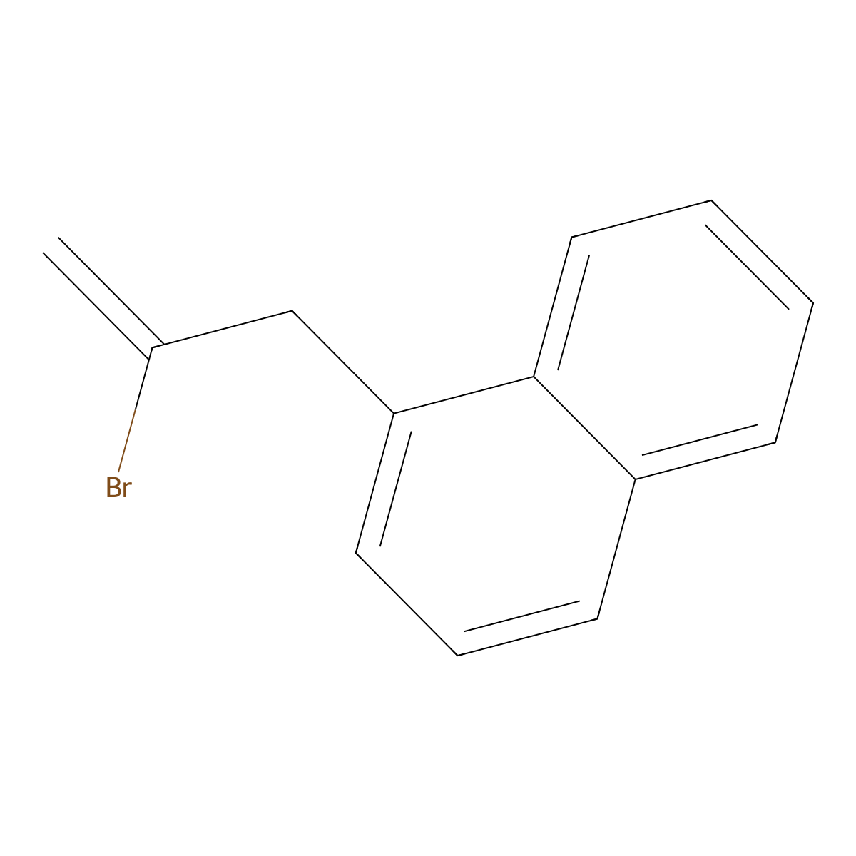 2-Bromo-3-(1-naphthyl)-1-propene molecular structure, CAS 116545-04-1