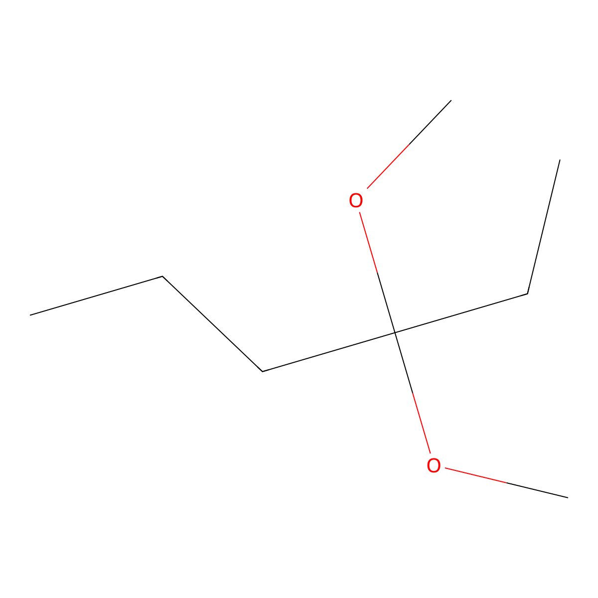 3,3-Dimethoxyhexane molecular structure, CAS 116549-34-9