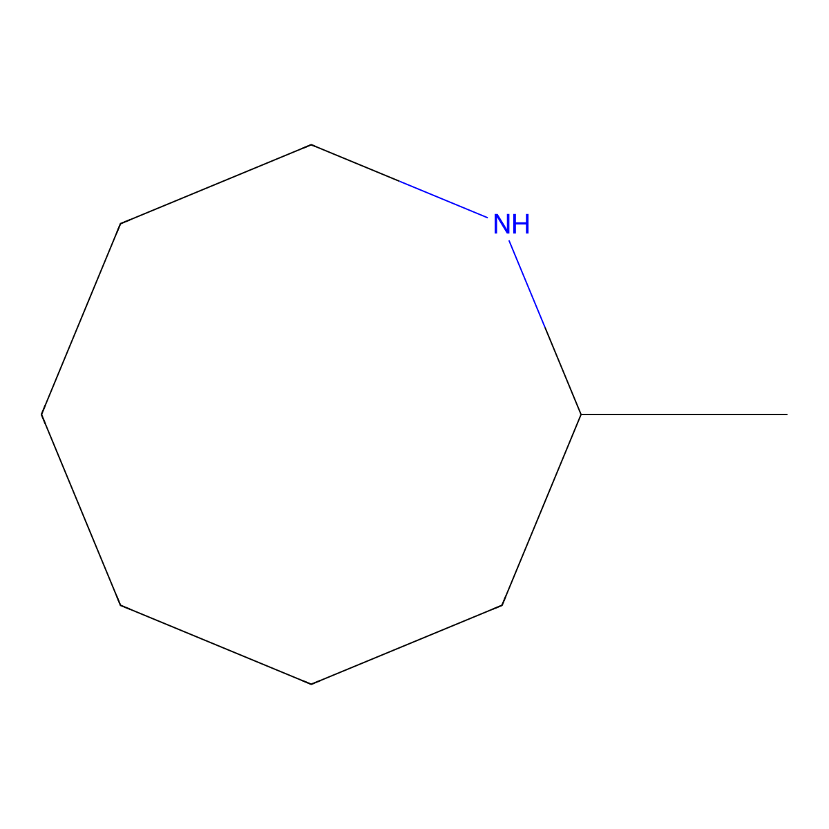 2-Methylazocane molecular structure, CAS 116557-53-0