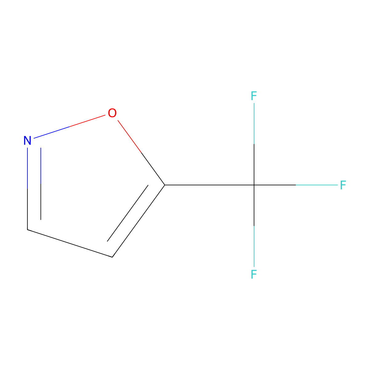 5-(Trifluoromethyl)isoxazole molecular structure, CAS 116584-43-1