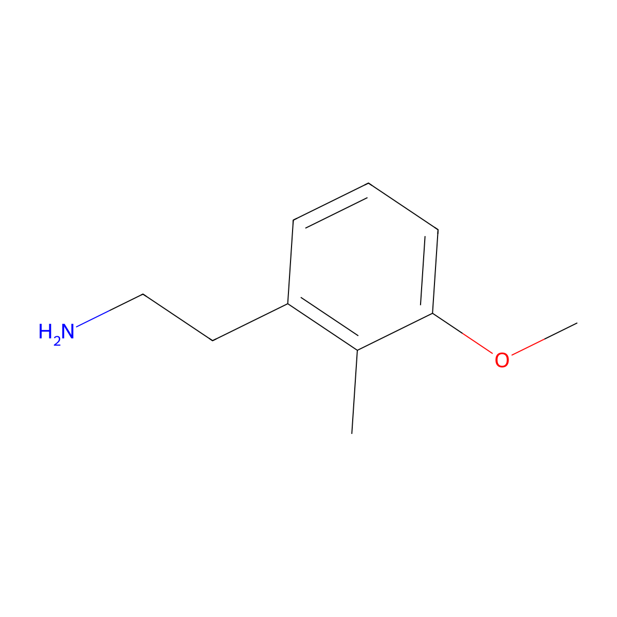 2-(3-Methoxy-2-methylphenyl)ethan-1-amine molecular structure, CAS 1165923-81-8