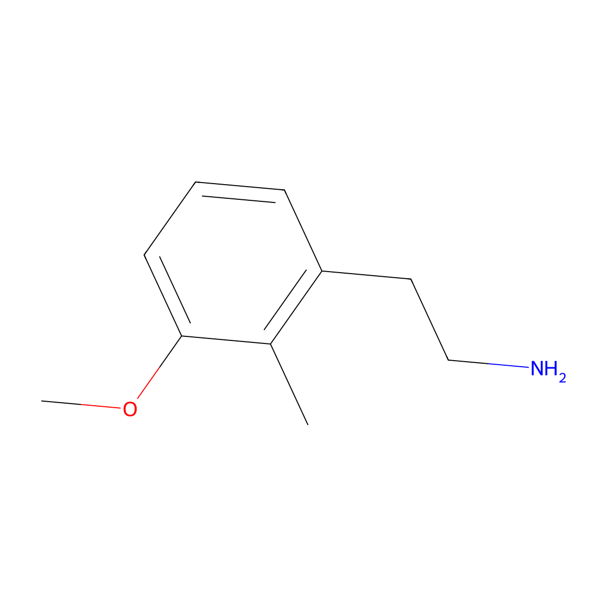 2-(3-Methoxy-2-methylphenyl)ethan-1-amine molecular structure, CAS 1165923-81-8