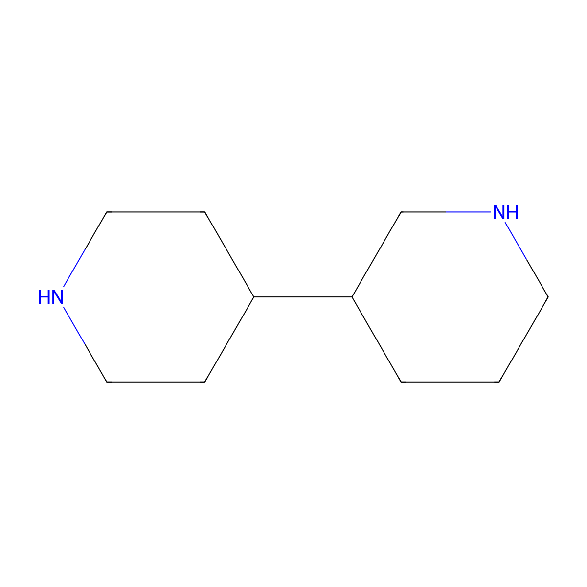 3-(Piperidin-4-YL)piperidine molecular structure, CAS 116595-12-1
