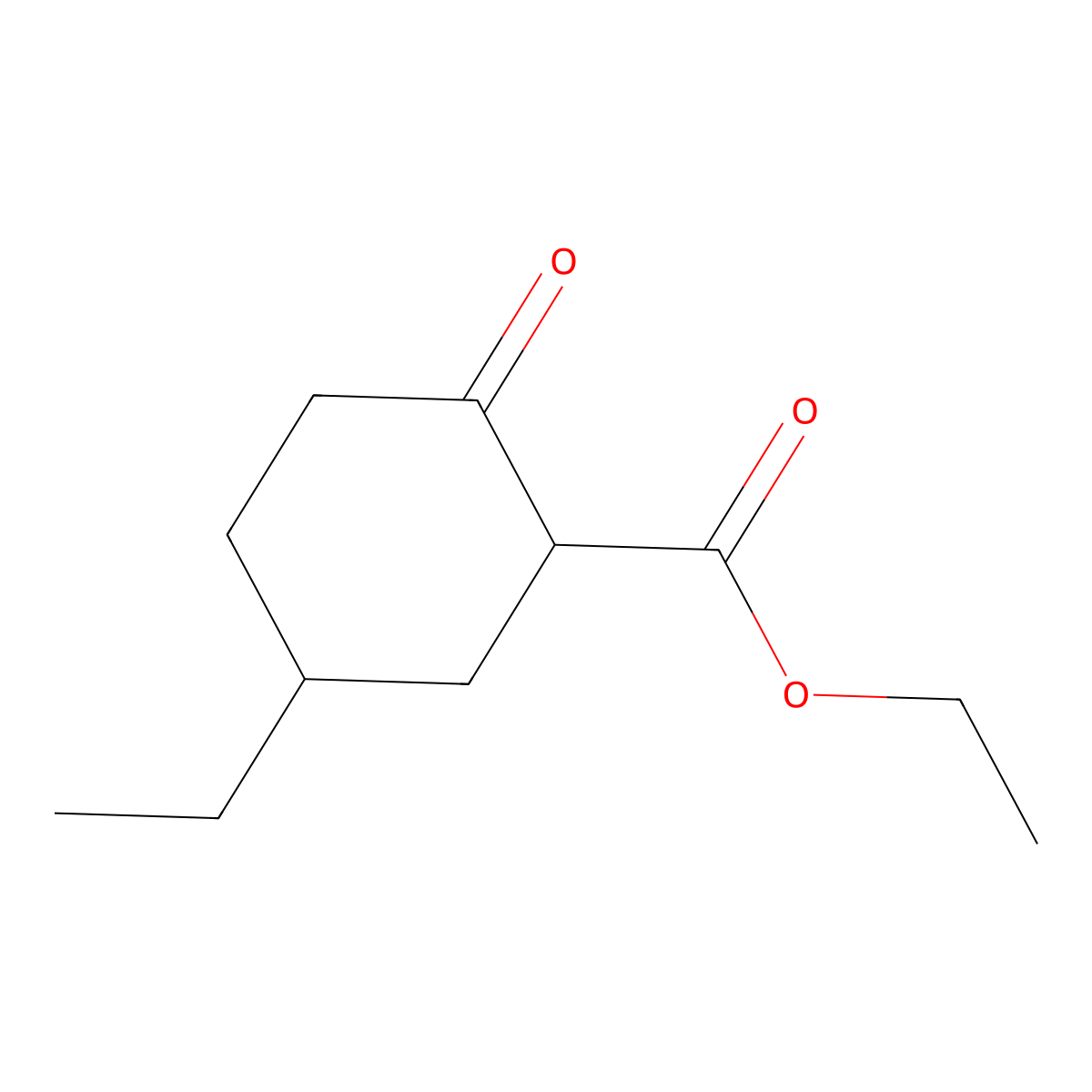 Ethyl 5-ethyl-2-oxocyclohexane-1-carboxylate molecular structure, CAS 116596-80-6