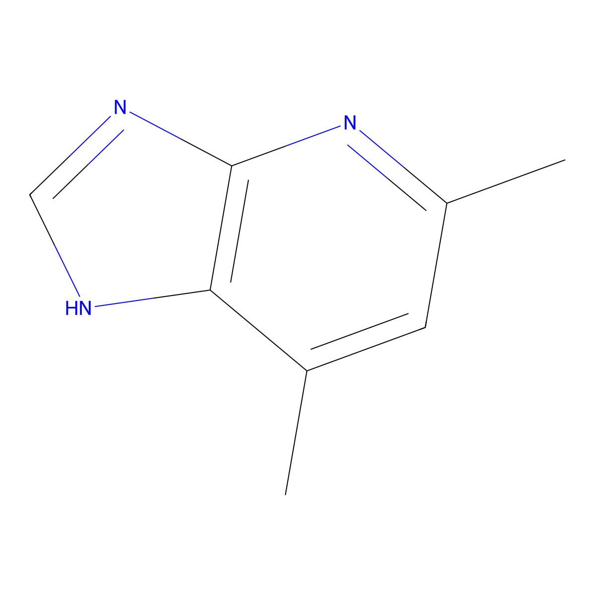 5,7-Dimethyl-1H-imidazo[4,5-b]pyridine molecular structure, CAS 116599-55-4