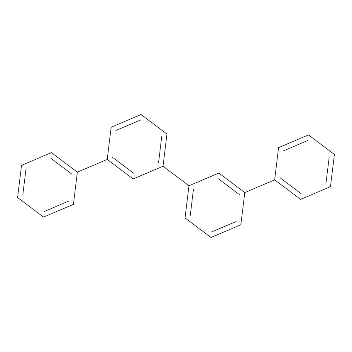 Quaterphenyl molecular structure, CAS 1166-18-3