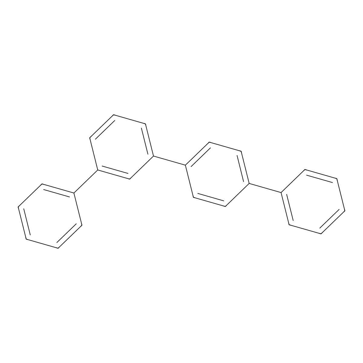 1,1':3',1'':4'',1'''-Quaterphenyl molecular structure, CAS 1166-19-4