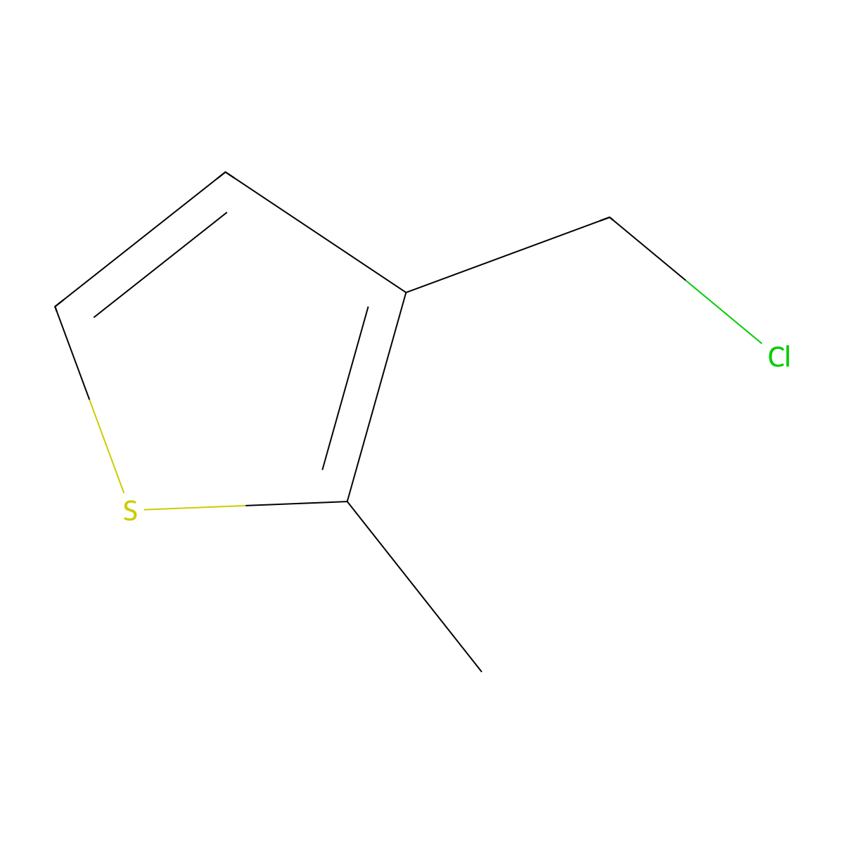 3-(Chloromethyl)-2-methylthiophene molecular structure, CAS 116608-03-8