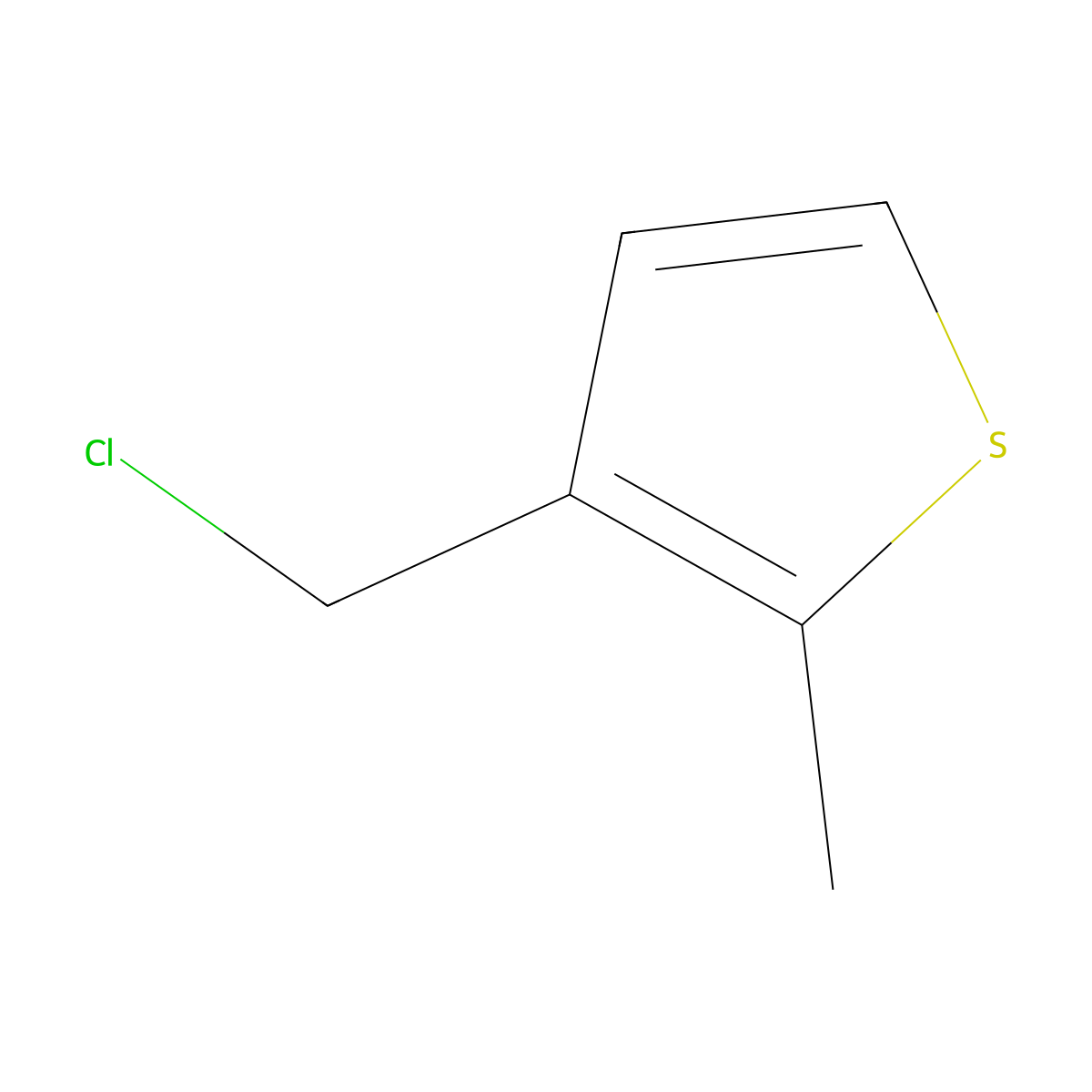 3-(Chloromethyl)-2-methylthiophene molecular structure, CAS 116608-03-8