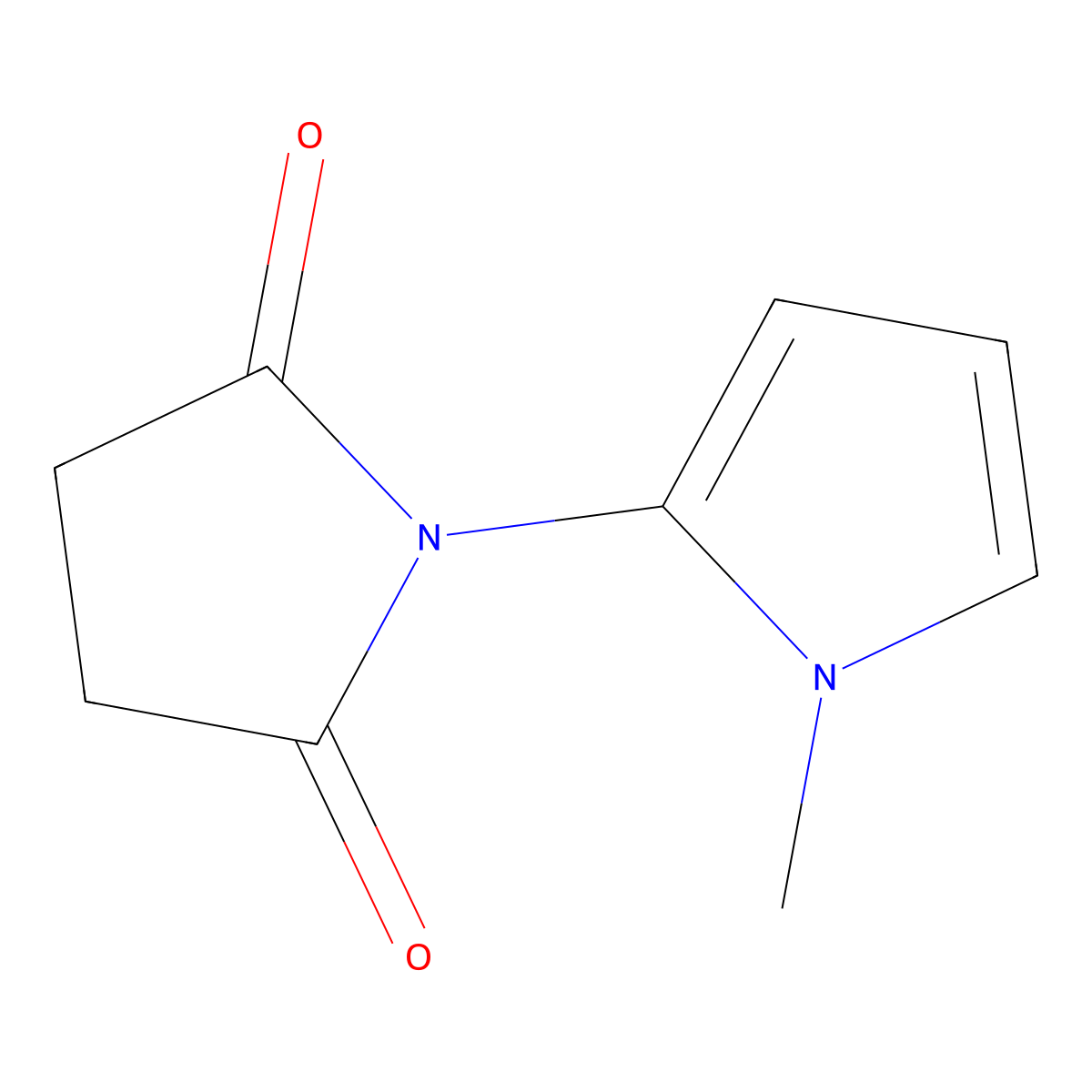 1-(1-methyl-1H-pyrrol-2-yl)dihydro-1H-pyrrole-2,5-dione molecular structure, CAS 116625-45-7