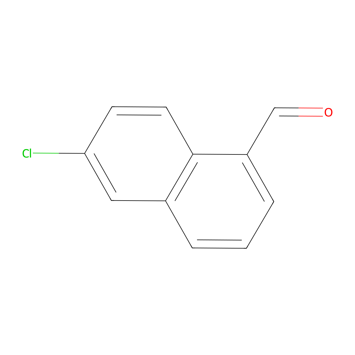 6-Chloronaphthalene-1-carbaldehyde molecular structure, CAS 116632-02-1