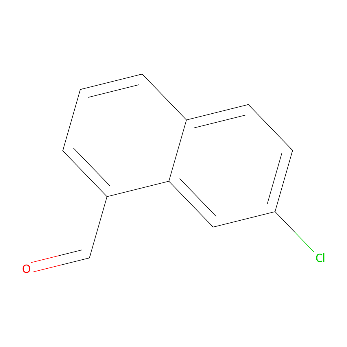 7-Chloronaphthalene-1-carbaldehyde molecular structure, CAS 116632-03-2