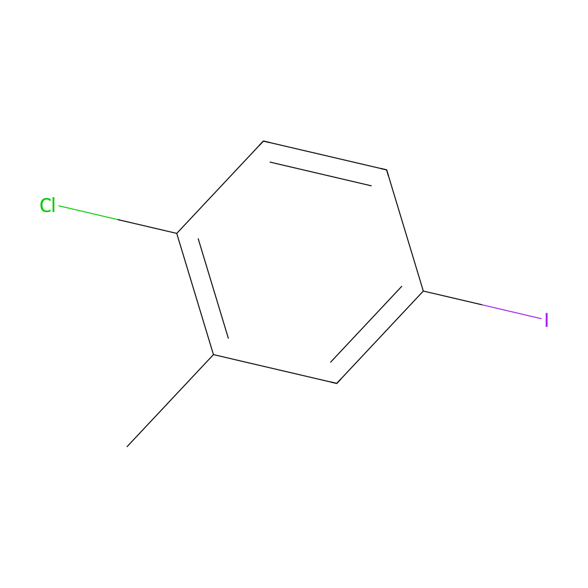 2-Chloro-5-iodotoluene molecular structure, CAS 116632-41-8
