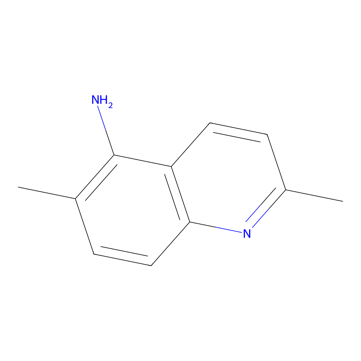 2,6-Dimethylquinolin-5-amine molecular structure, CAS 116632-59-8