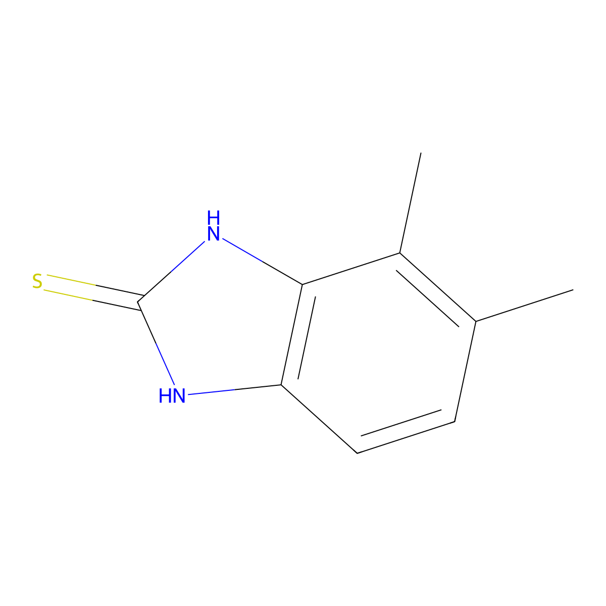 6,7-Dimethyl-1H-benzo[D]imidazole-2-thiol molecular structure, CAS 116643-17-5