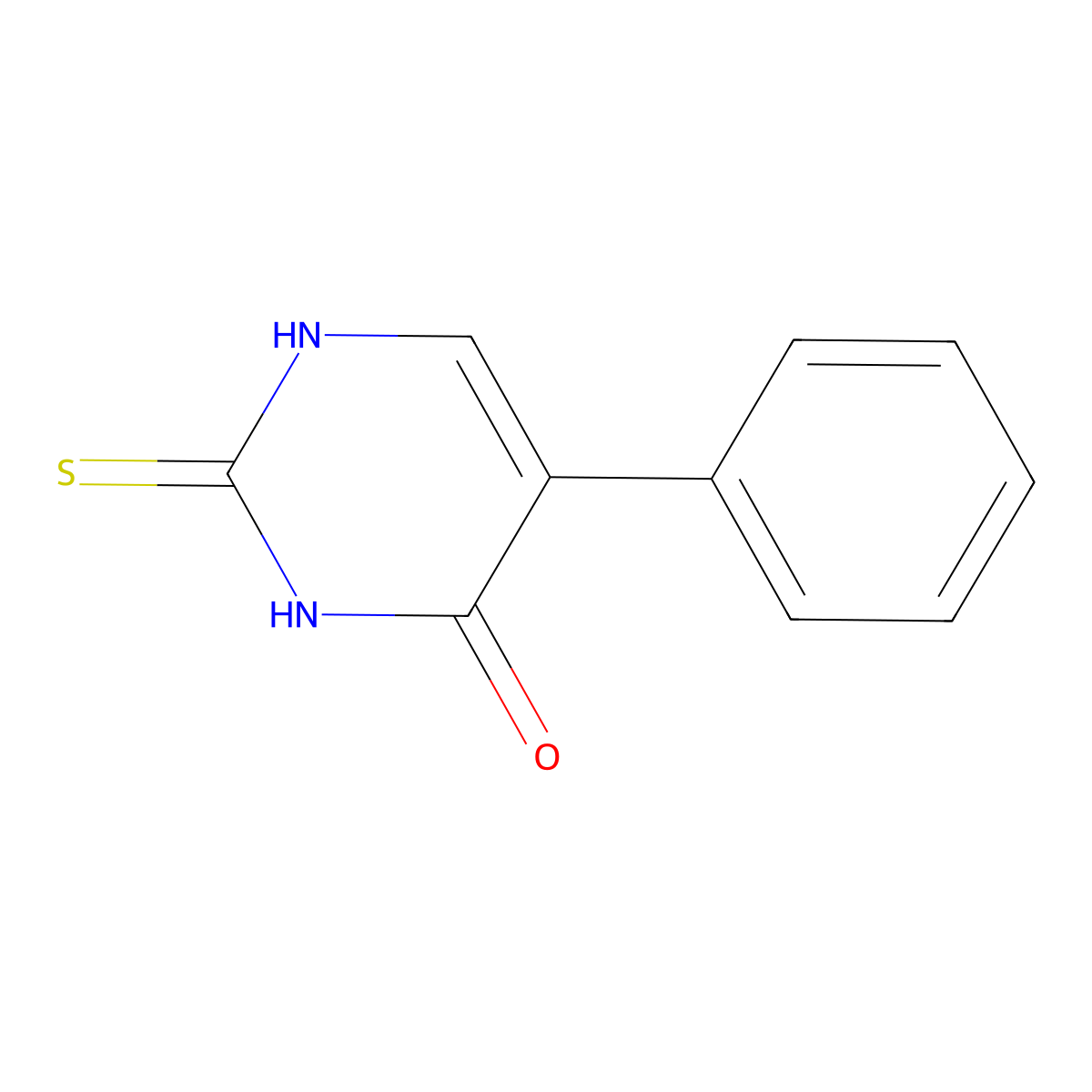5-Phenyl-2-sulfanyl-4-pyrimidinol molecular structure, CAS 116659-61-1