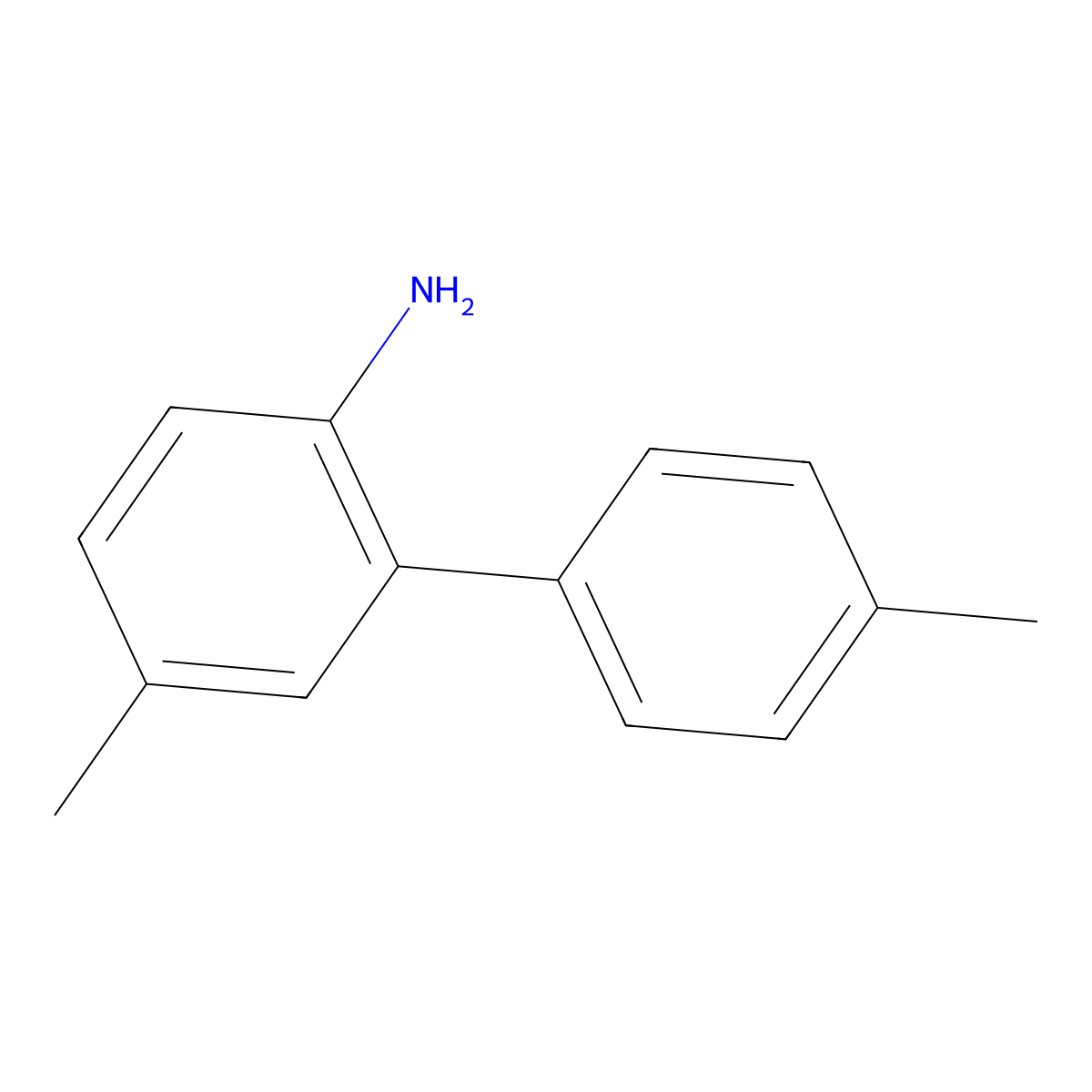 4',5-Dimethyl-[1,1'-biphenyl]-2-amine molecular structure, CAS 116668-35-0