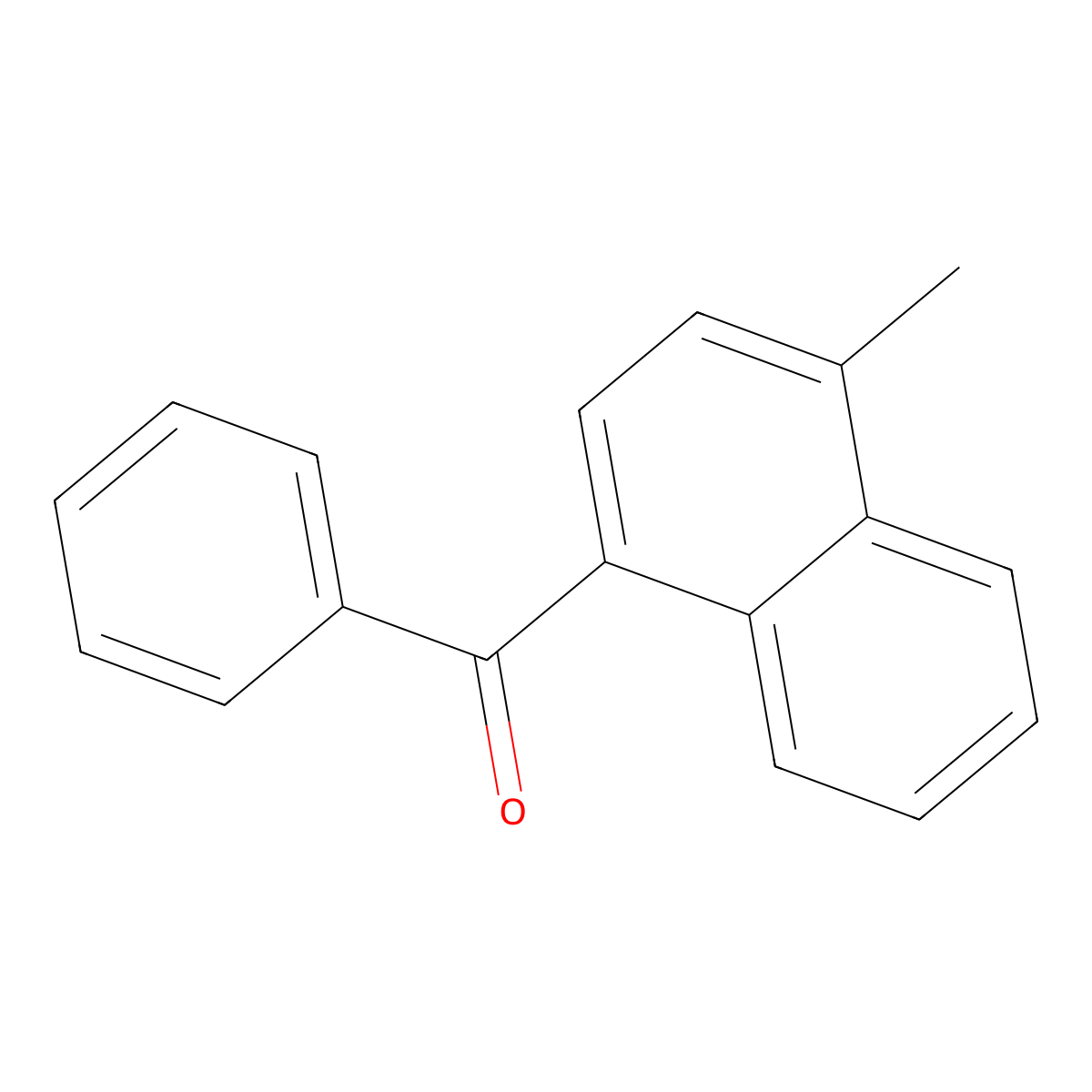 (4-Methylnaphthalen-1-yl)(phenyl)methanone molecular structure, CAS 116672-26-5