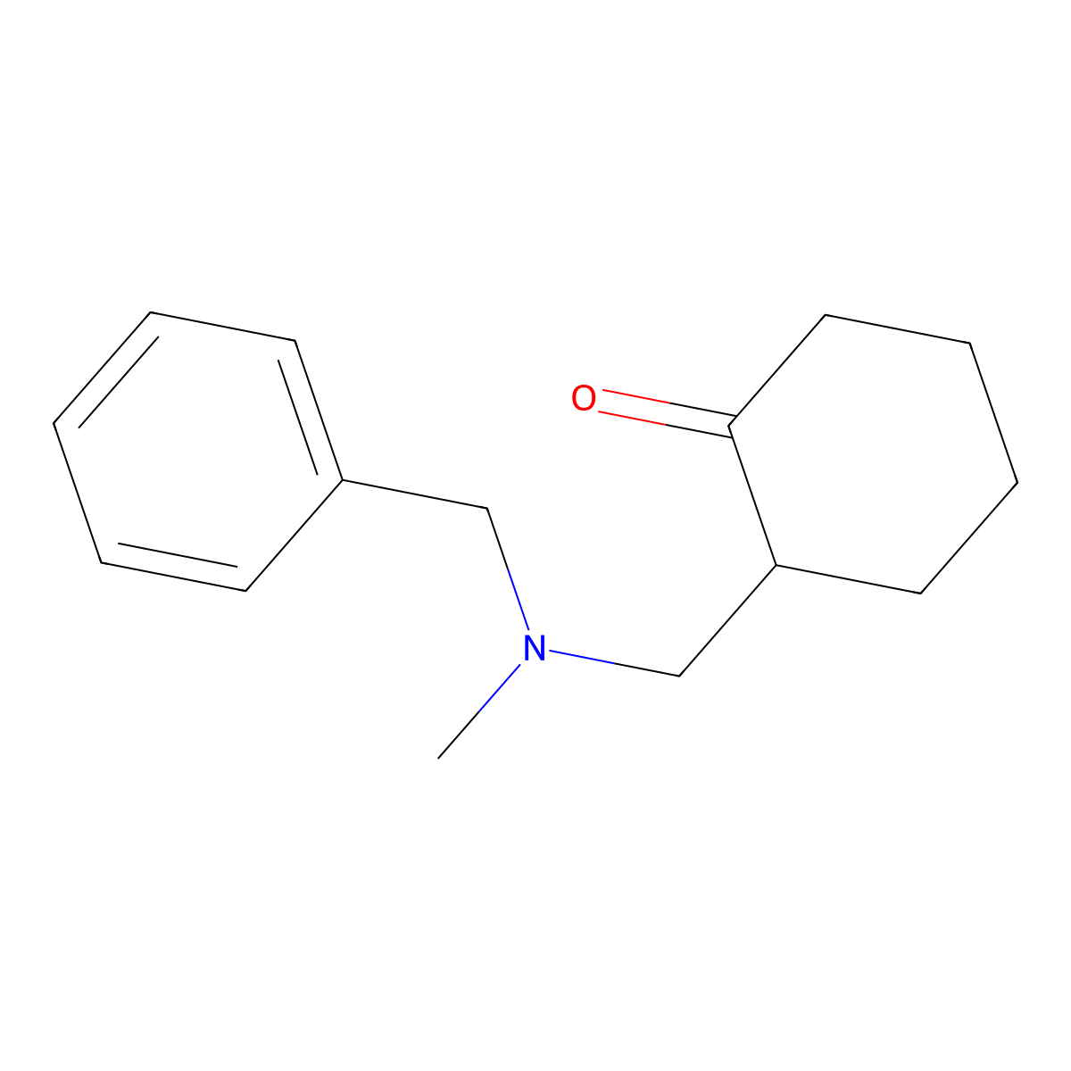 2-[[Benzyl(methyl)amino]methyl]cyclohexan-1-one molecular structure, CAS 116673-75-7