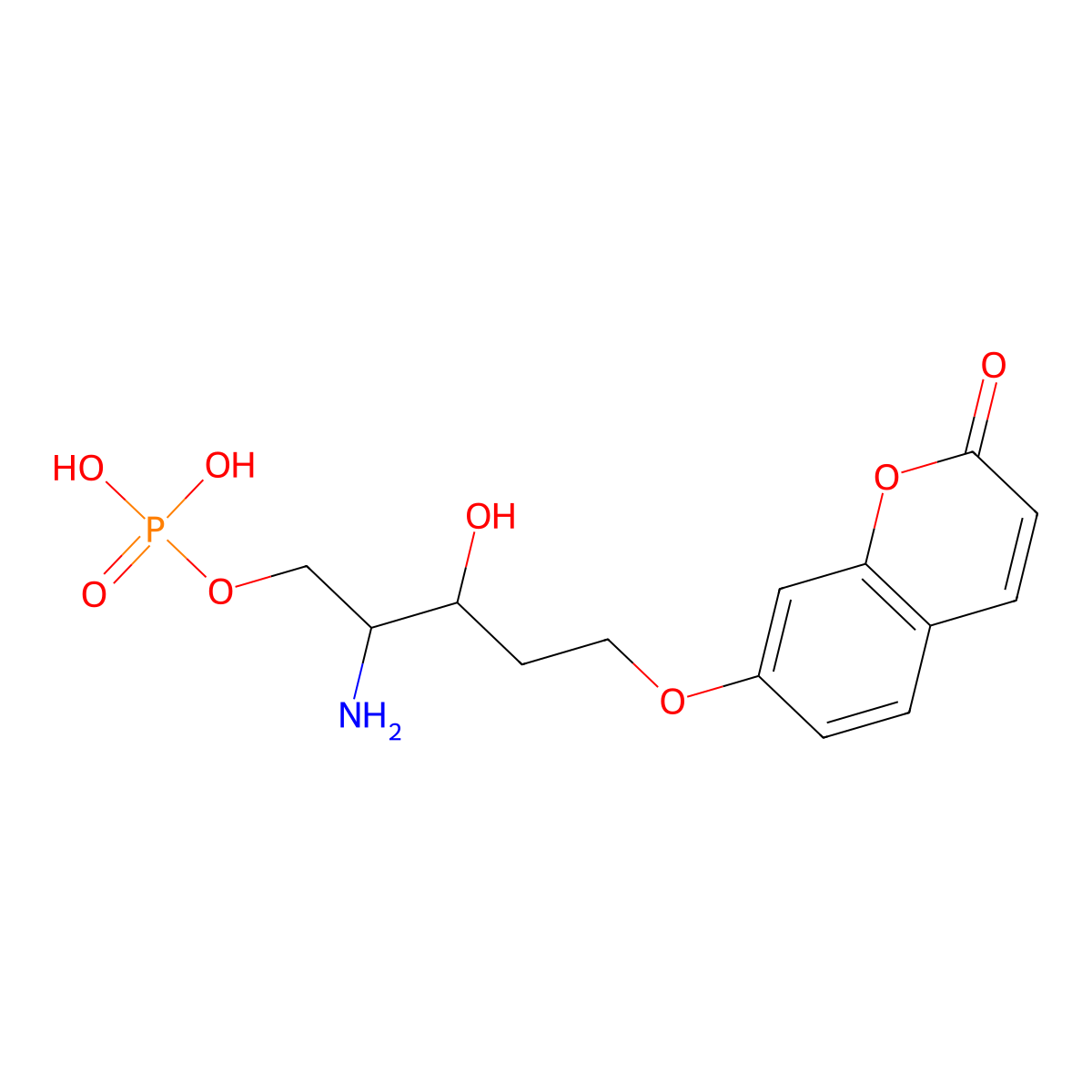S1P Lyase Fluorogenic Substrate molecular structure, CAS 1166838-84-1