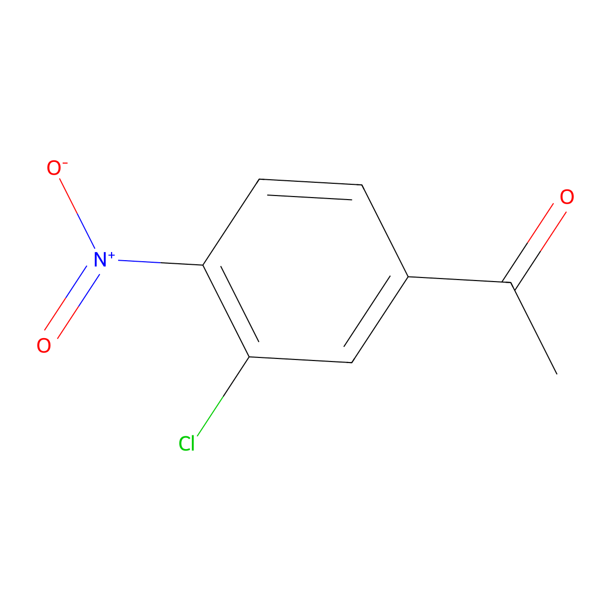 1-(3-Chloro-4-nitrophenyl)ethanone molecular structure, CAS 116686-84-1