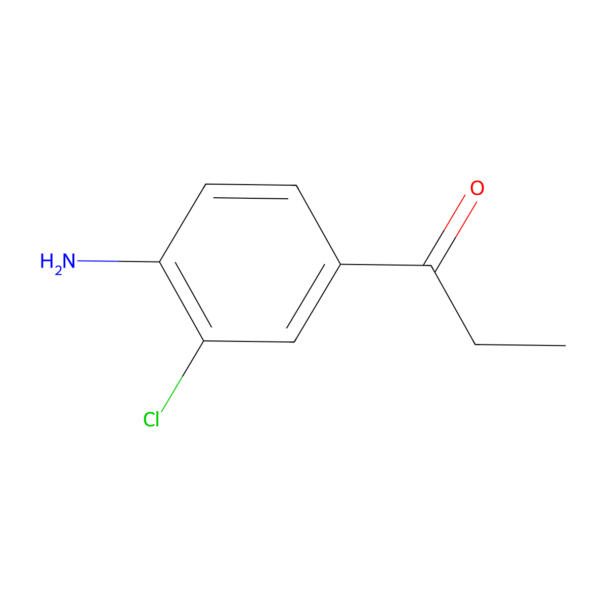 1-(4-Amino-3-chlorophenyl)propan-1-one molecular structure, CAS 116686-87-4