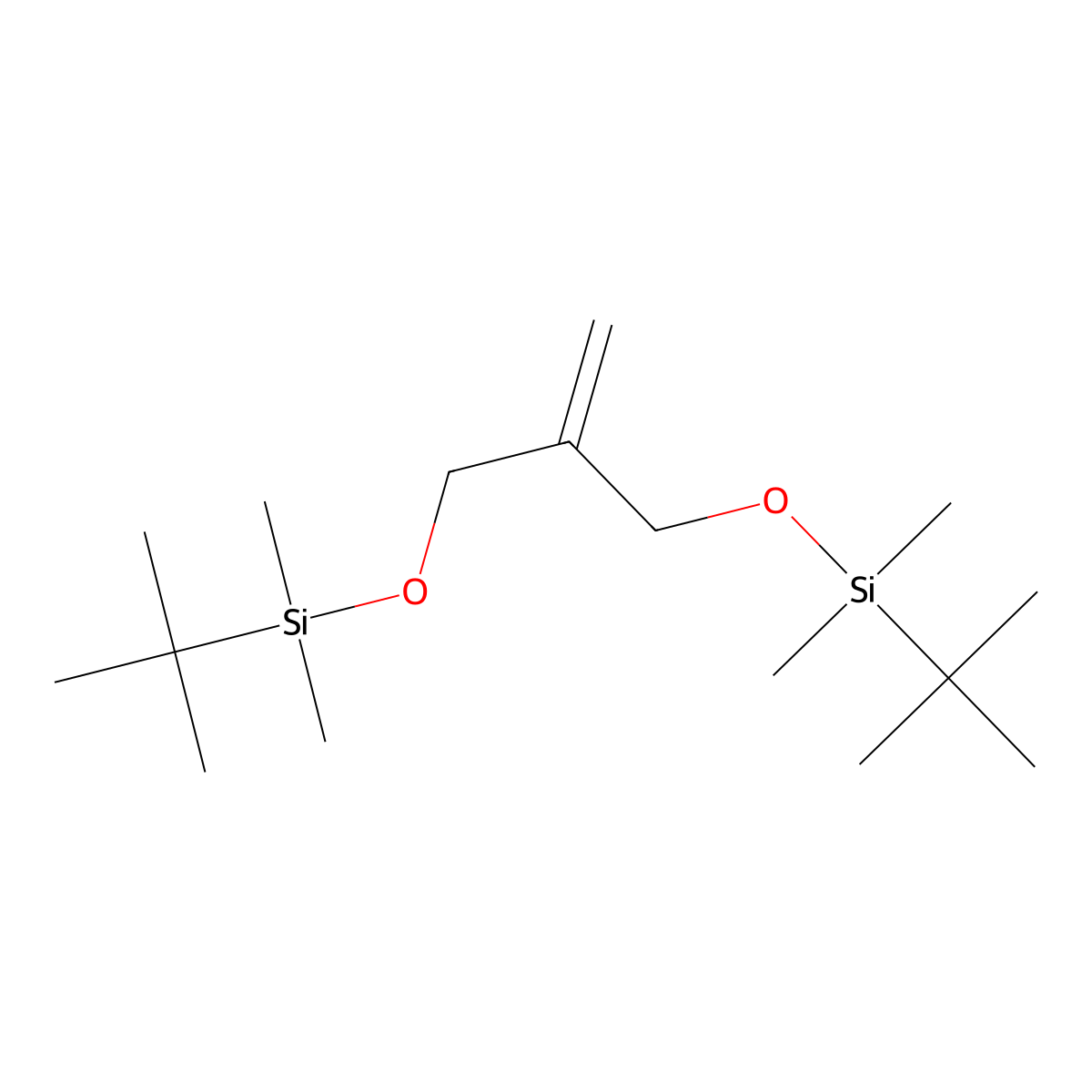 2,2,3,3,9,9,10,10-Octamethyl-6-methylene-4,8-dioxa-3,9-disilaundecane molecular structure, CAS 116700-78-8