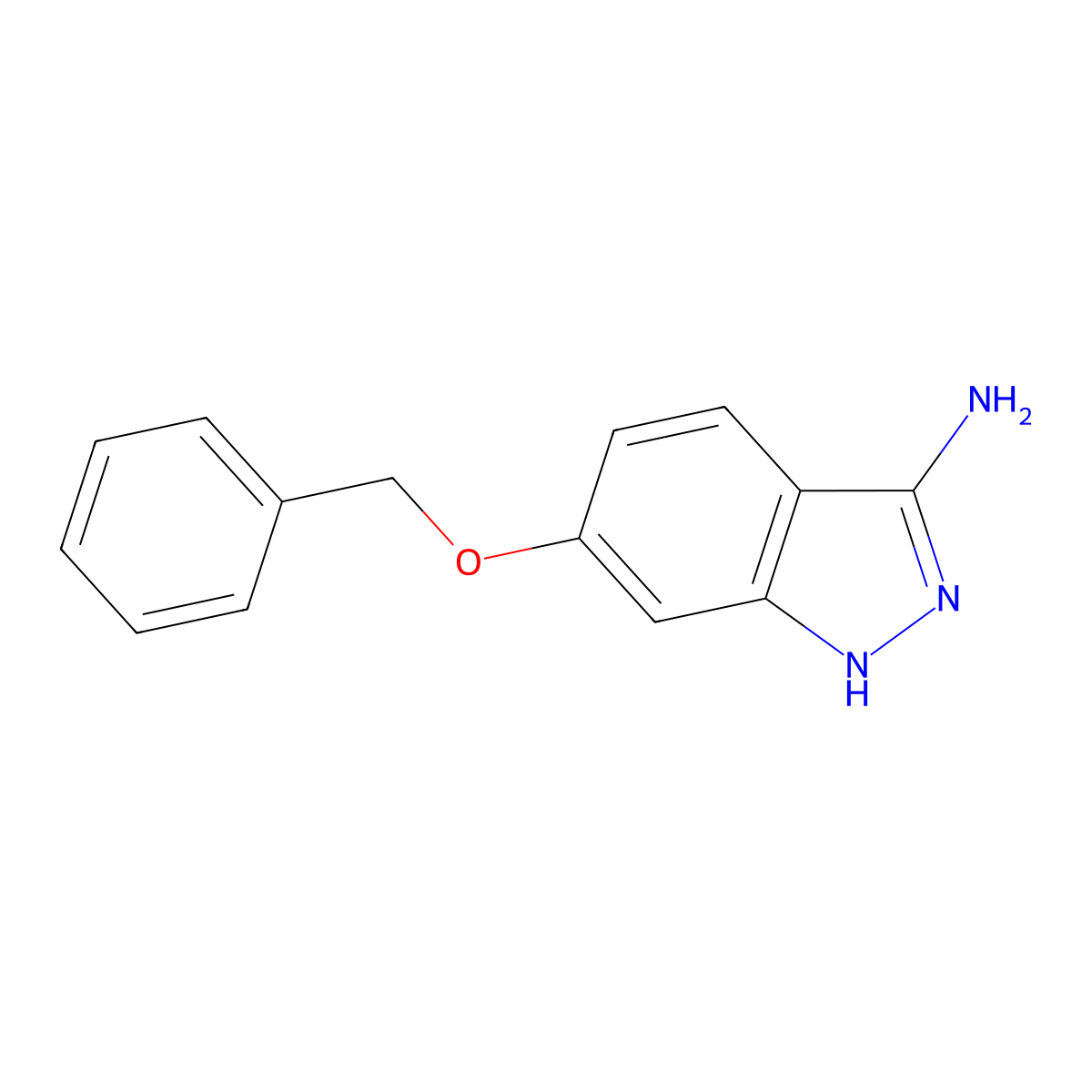 6-(Benzyloxy)-1H-indazol-3-amine molecular structure, CAS 1167056-55-4