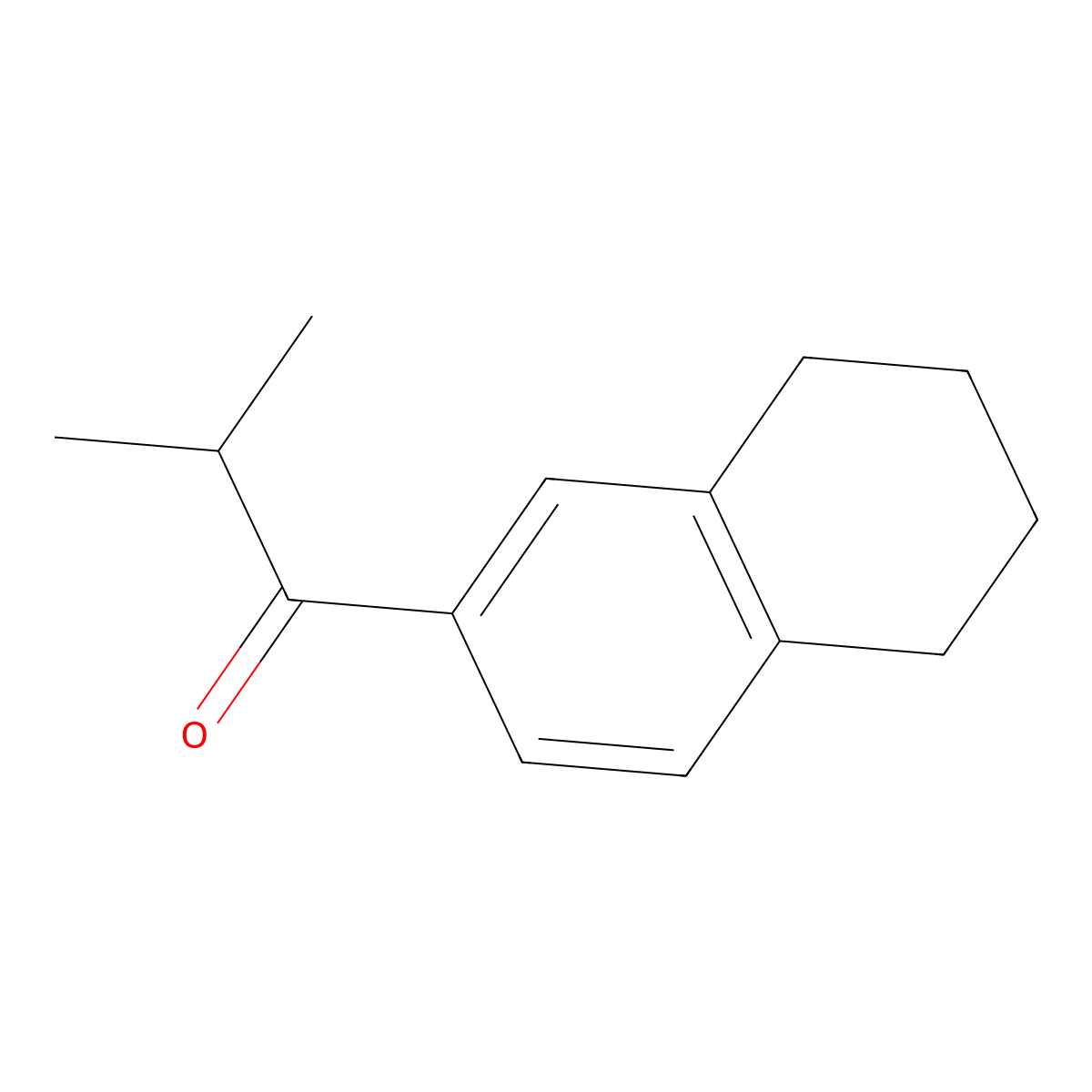 2-Methyl-1-(5,6,7,8-tetrahydronaphthalen-2-yl)propan-1-one molecular structure, CAS 116707-04-1