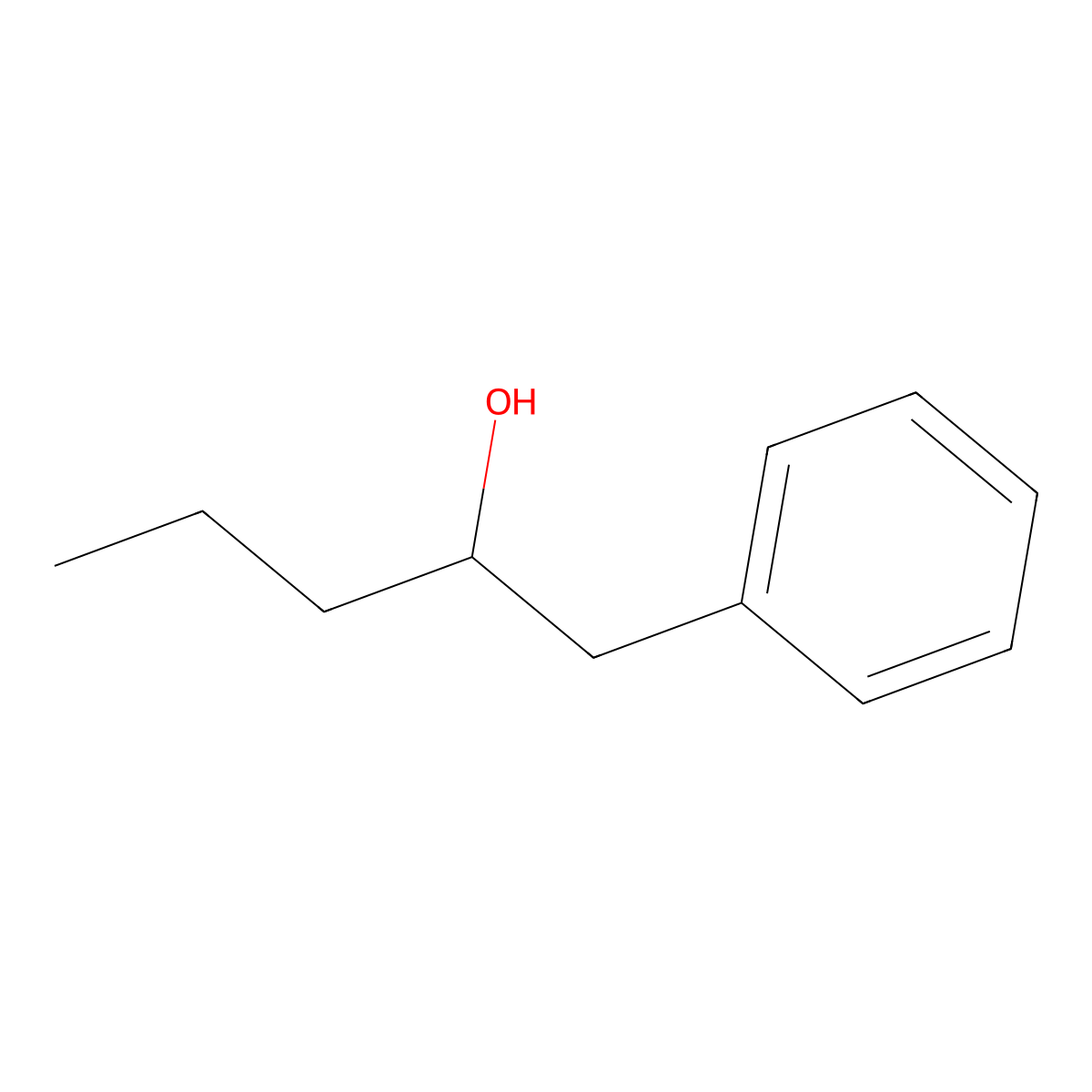 1-Phenyl-2-pentanol molecular structure, CAS 116724-04-0