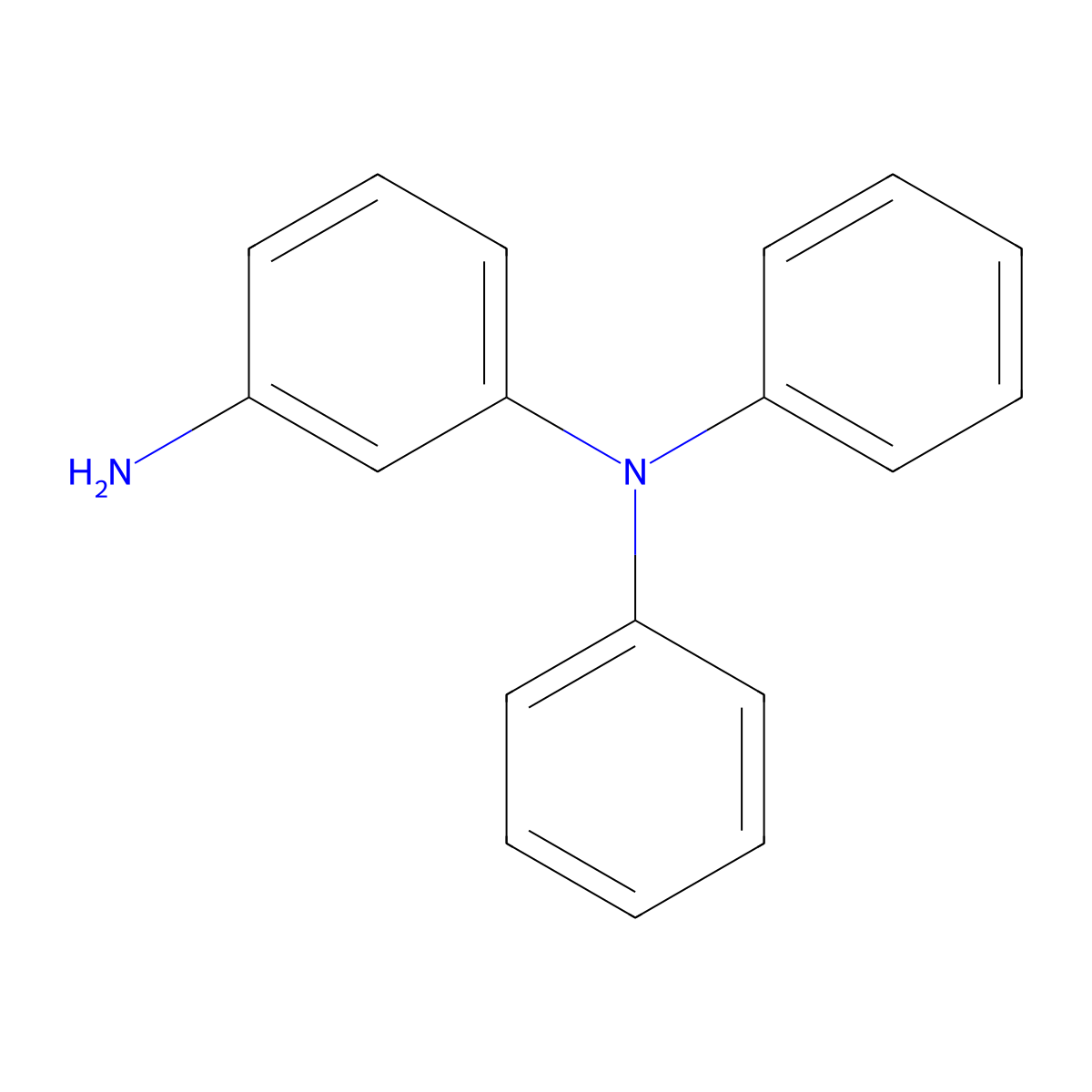 m-Phenylenediamine, N,N-diphenyl- molecular structure, CAS 116724-06-2