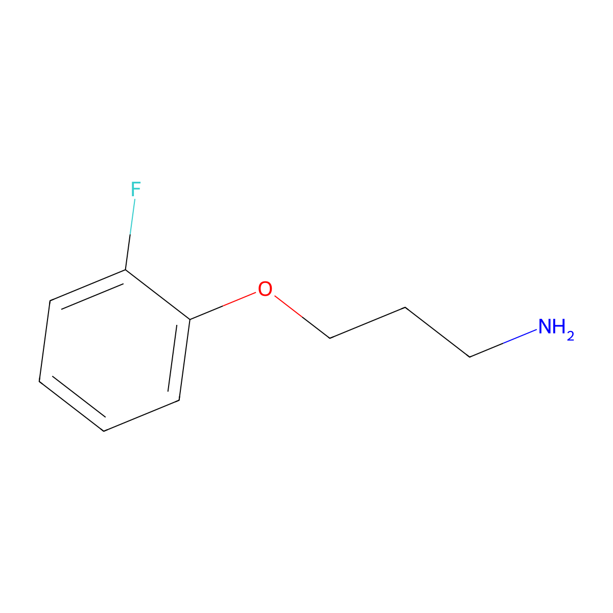 3-(2-Fluorophenoxy)propylamine molecular structure, CAS 116735-67-2